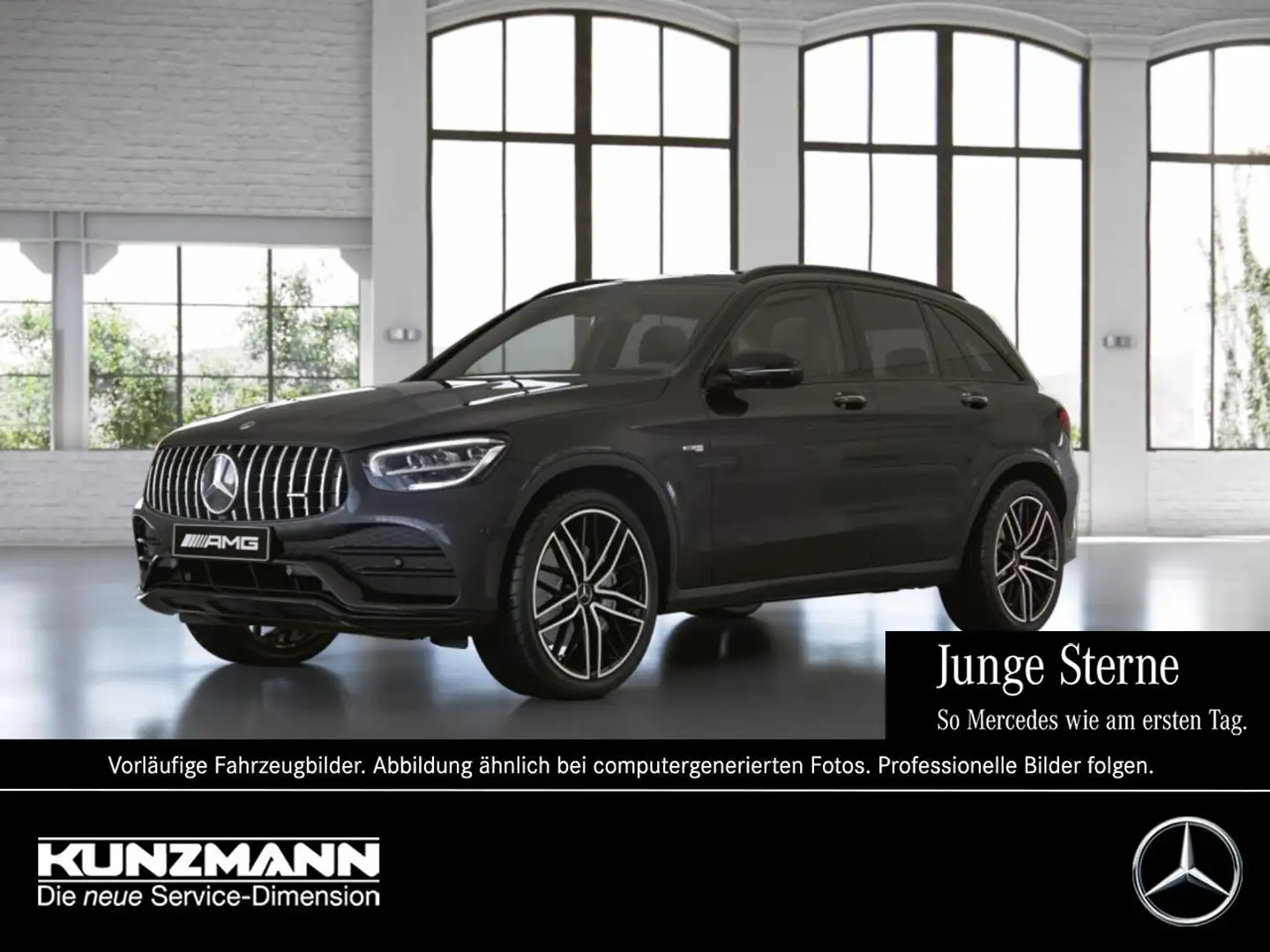 Mercedes-Benz GLC 43 AMG 4M Night Panorama AHK 360° Memory DAB Šedá - 1