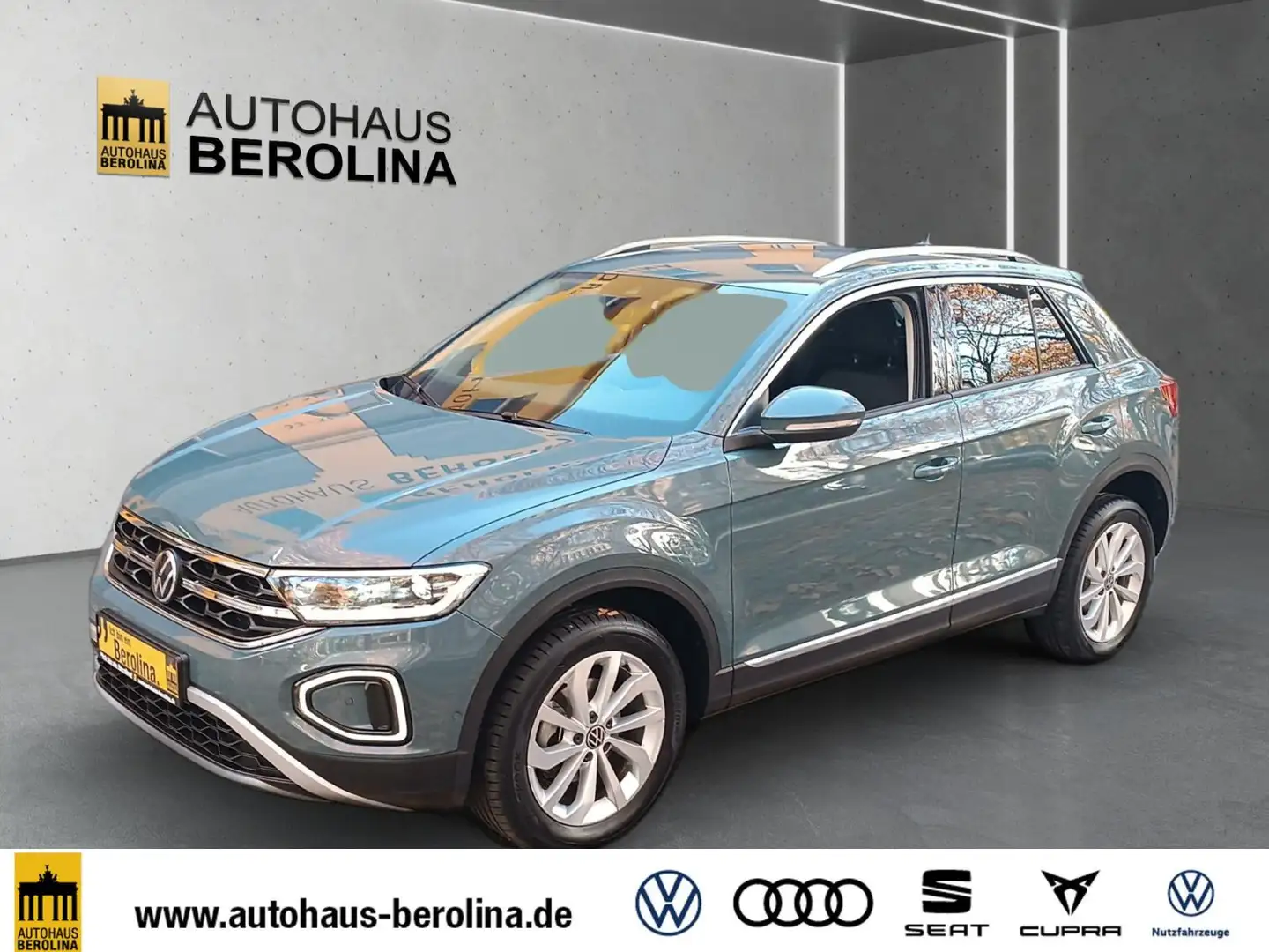 Volkswagen T-Roc 1.5 TSI Style DSG *AHK*ACC*LED+*R-CAM* Blau - 2