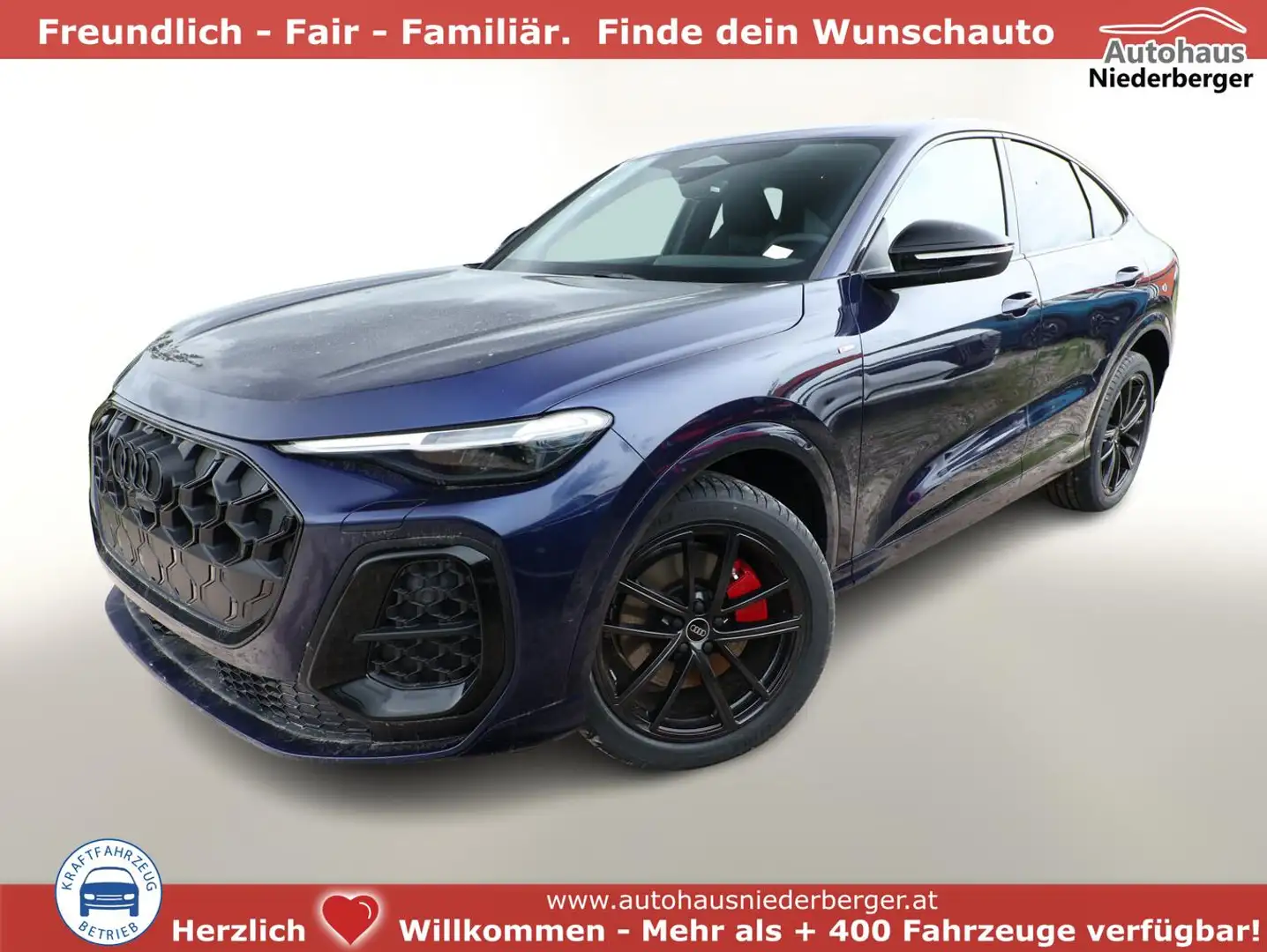 Audi Q5 Sportback S line Sportb TDI 2xS TechPro Leder P... Blau - 1