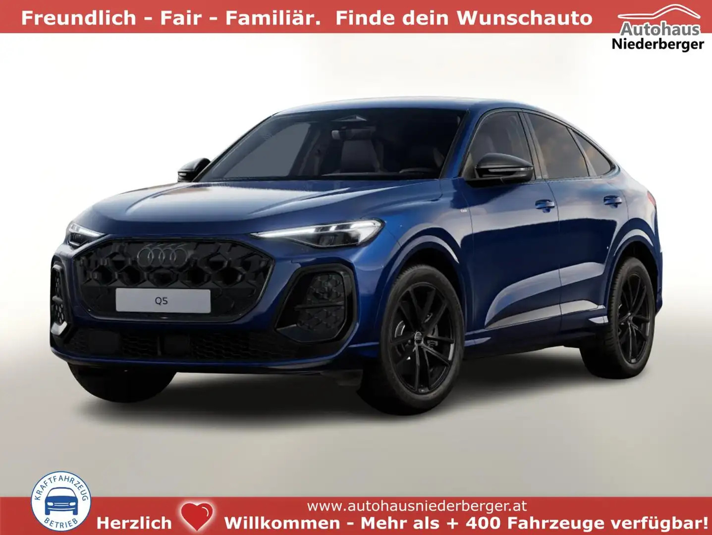 Audi Q5 Sportback S line Sportb TDI 2xS NeuMod TechPro ... Blau - 1