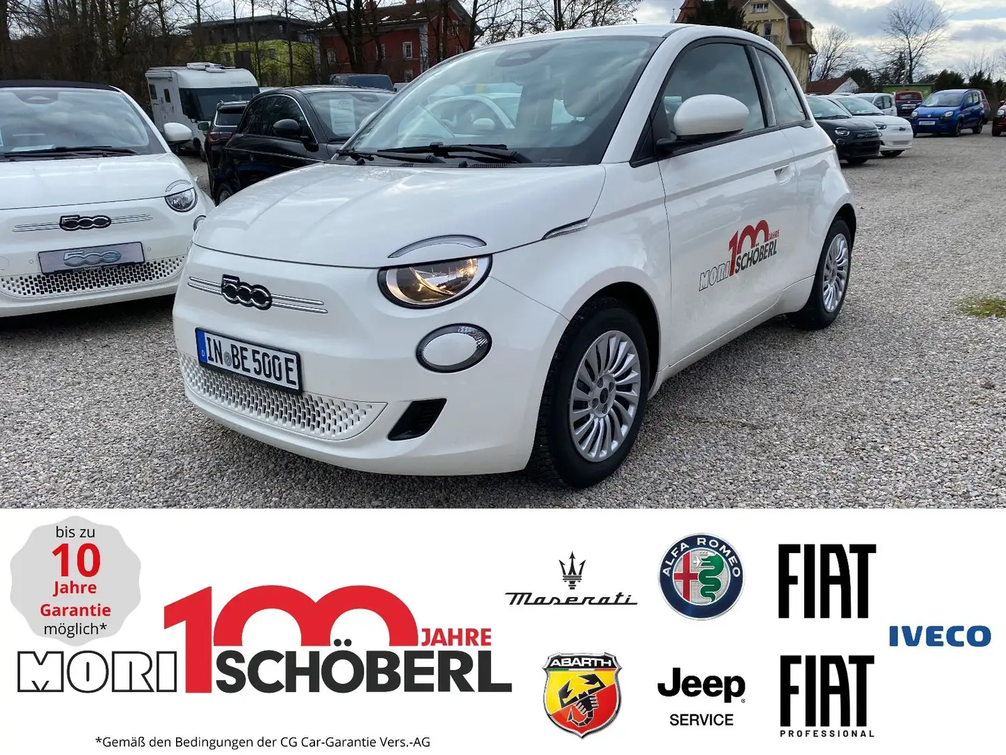 Fiat 500e Action Blanc - 1