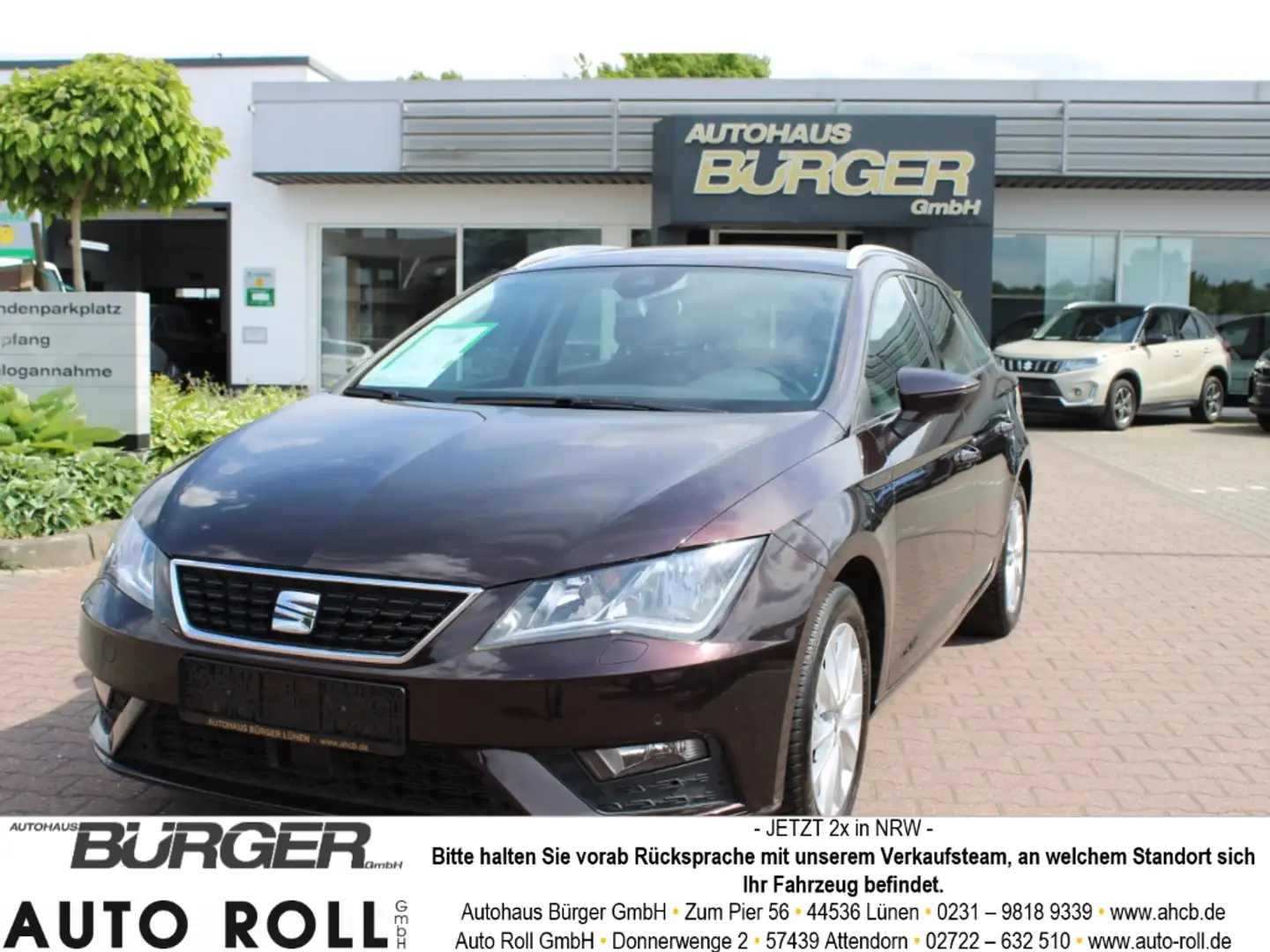 SEAT Leon ST Style 1.6 TDI AHK Navi Kamera ACC Apple CarPlay Lilla - 1