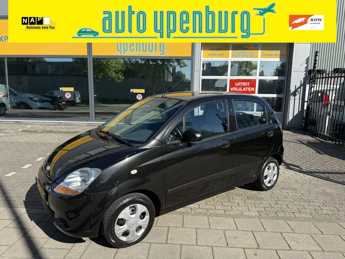 Chevrolet Matiz 0.8 Spirit * 63.196 Km * Airco * Trekhaak * NIEUWS Zwart - 1