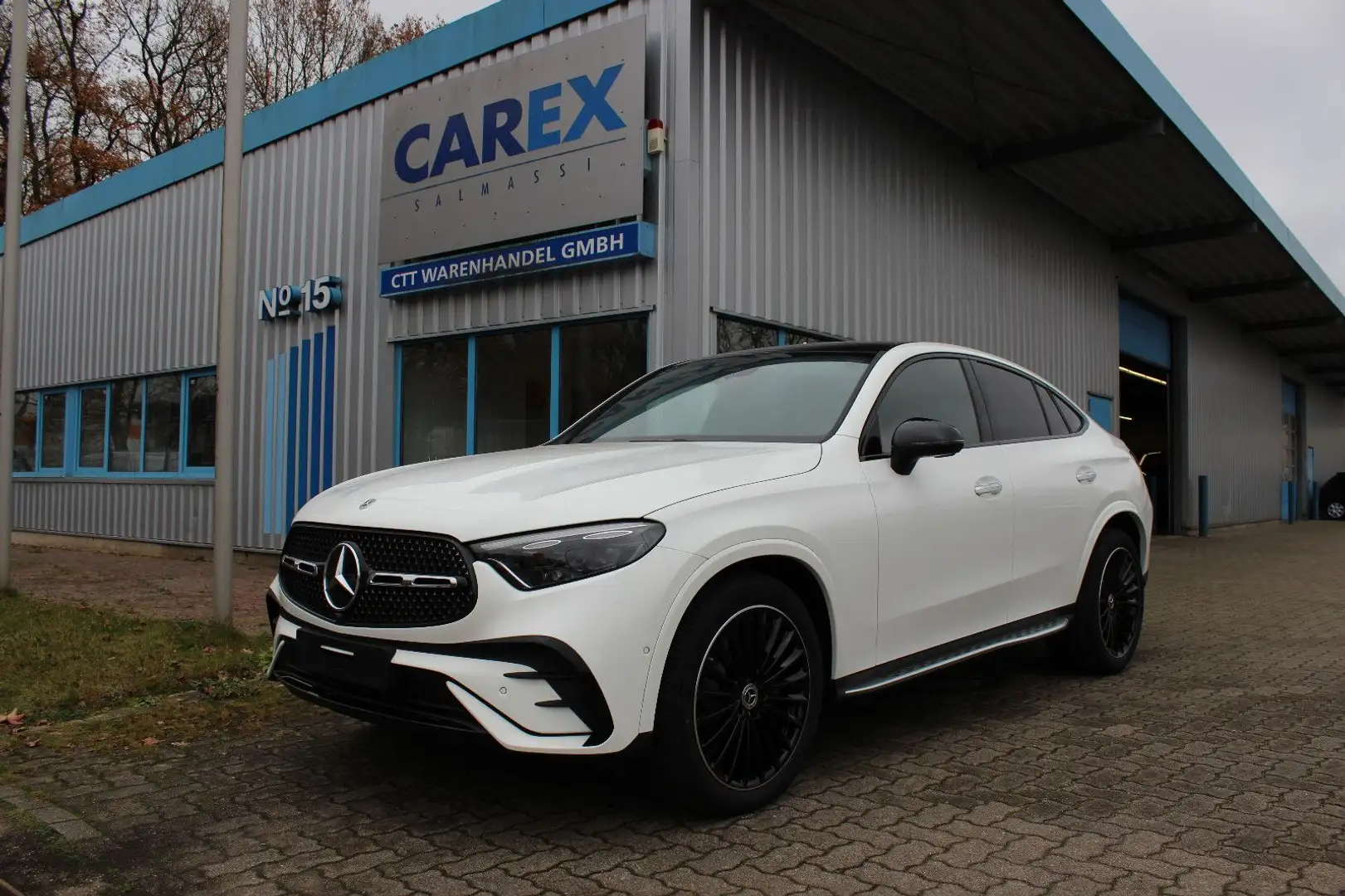 Mercedes-Benz GLC 200 Cp. 4M *PREMIUM PLUS* *HUD* *2x KLIMA* Blanc - 1