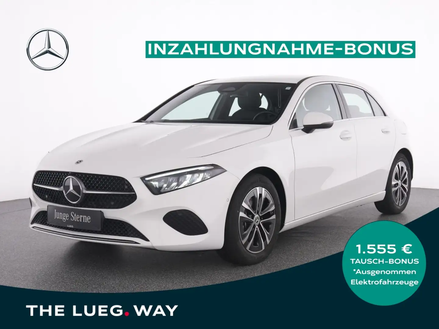 Mercedes-Benz A 180 Progressive+NavPrem+LED-HP+SpurAss+SHZ+RFK Blanc - 1