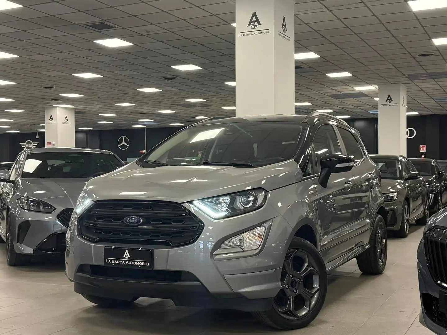 Ford EcoSport 1.5 Ecoblue ST-Line Black Edition Zilver - 1