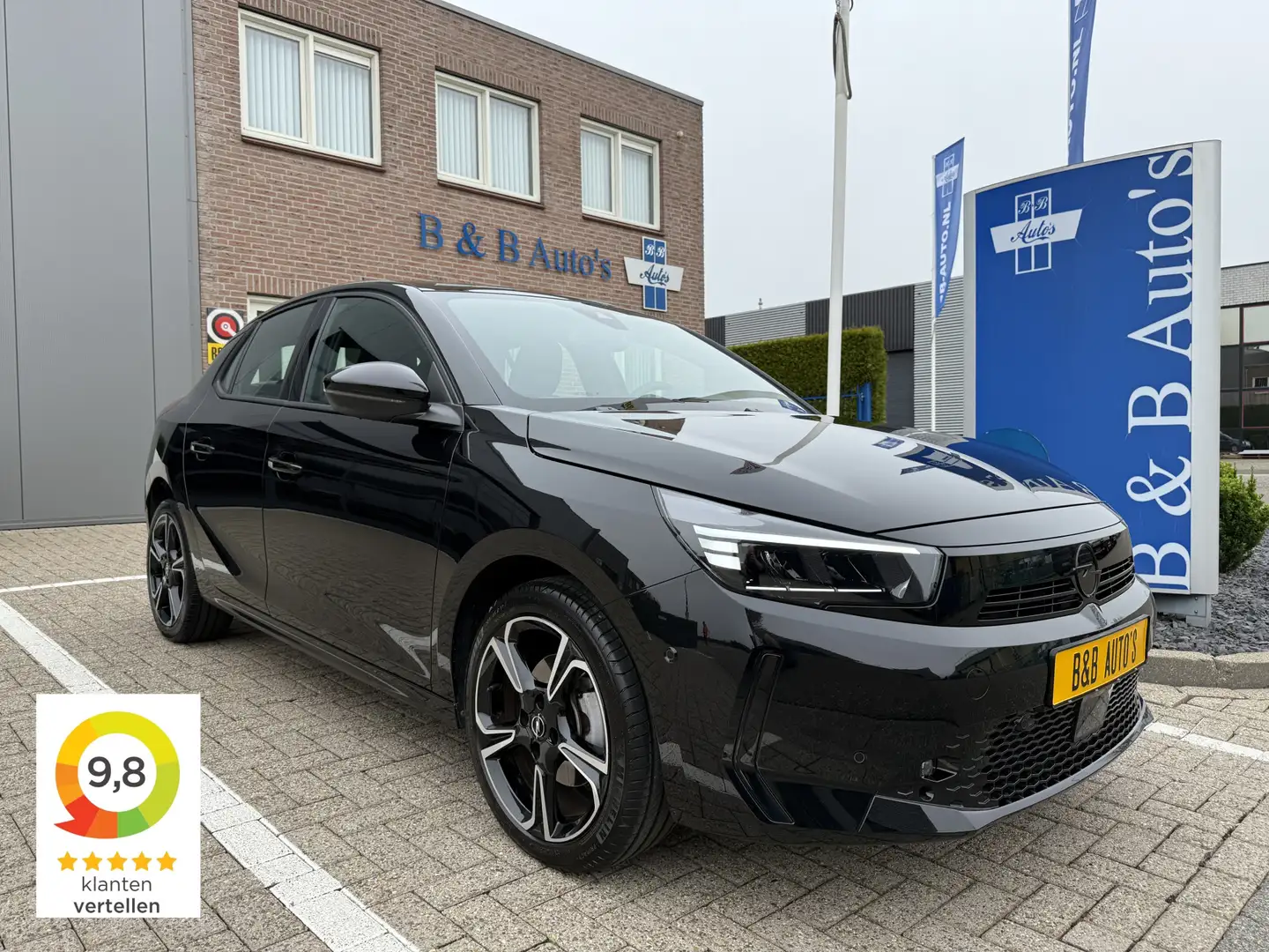 Opel Corsa 1.2 Turbo 100pk Ultimate l PANO-DAK l CAMERA l ECC Zwart - 1