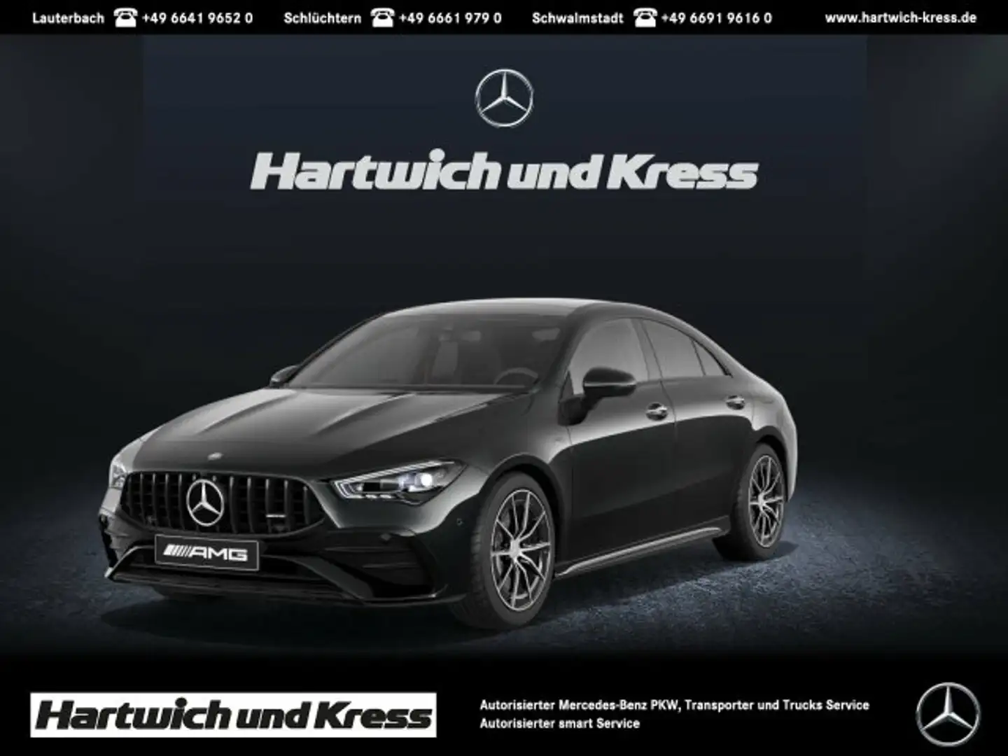 Mercedes-Benz CLA 35 AMG CLA 35 AMG 4Matic+Pano+MultibeamLED+AMG-Night+ BC Schwarz - 1