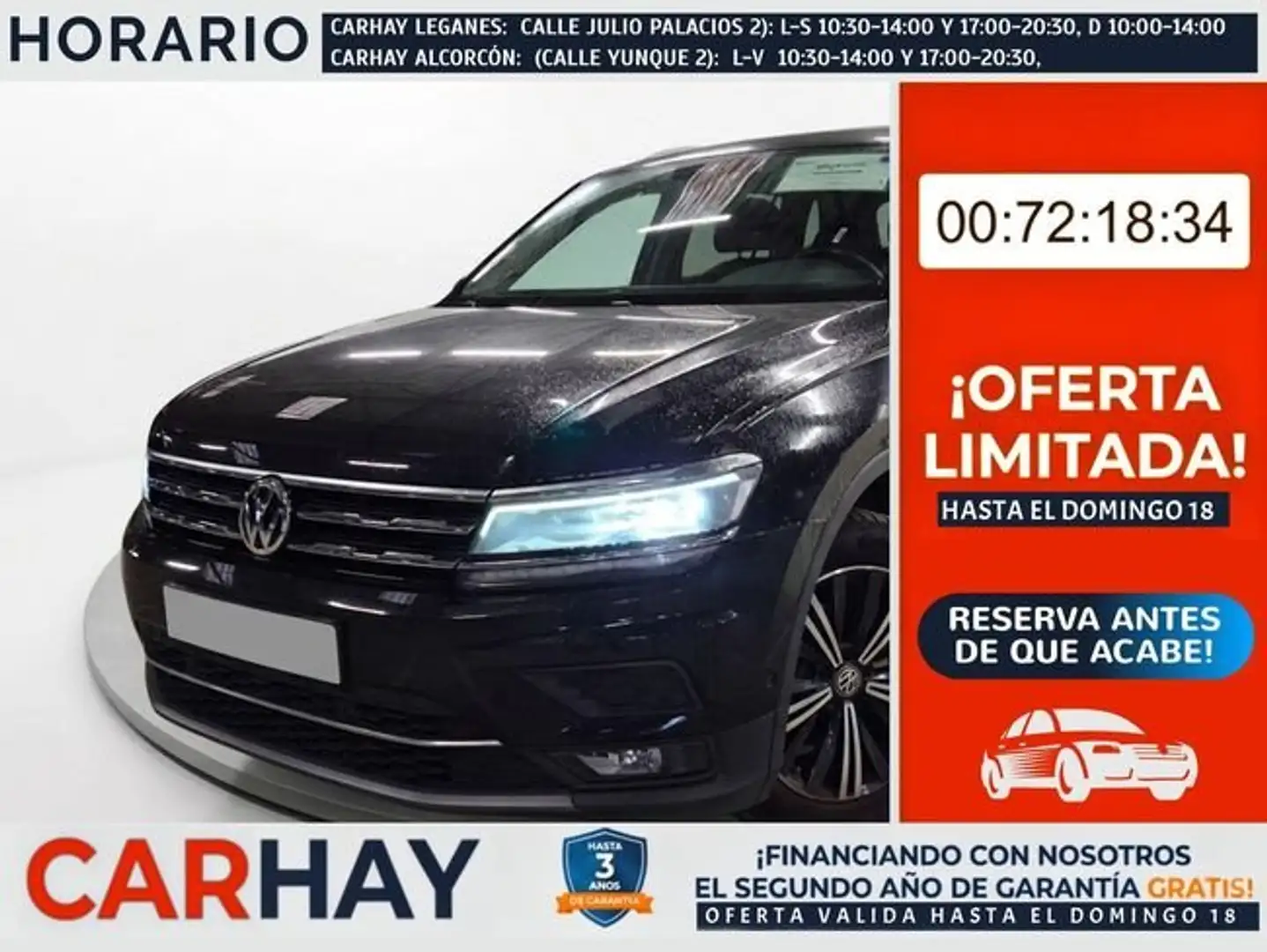 Volkswagen Tiguan Allspace 2.0 TDI 150 CV Carat Exclusive Negro - 1