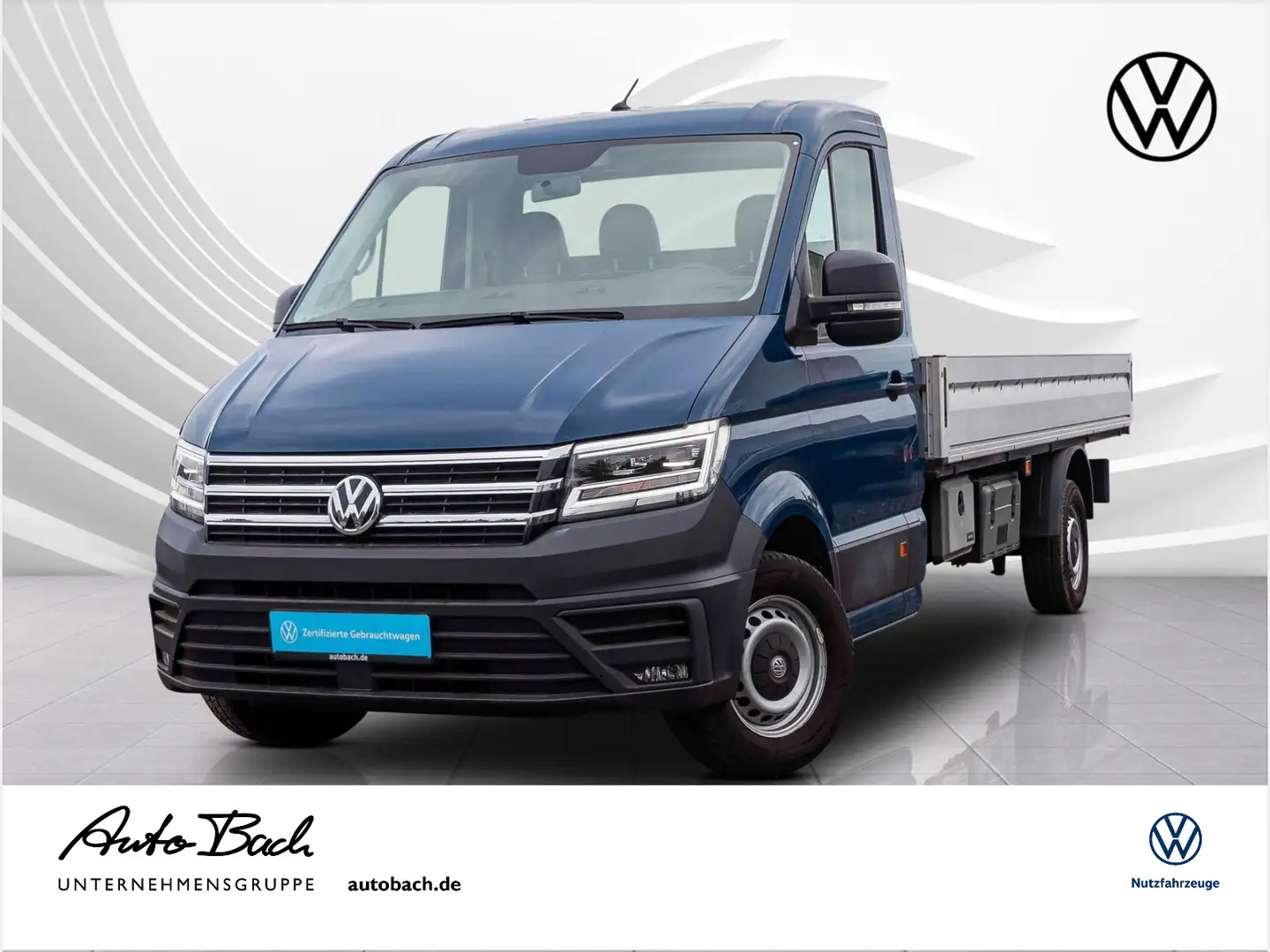 Volkswagen Crafter 35 Pritsche EK LR 2.0 TDI Navi LED AHK Azul - 1