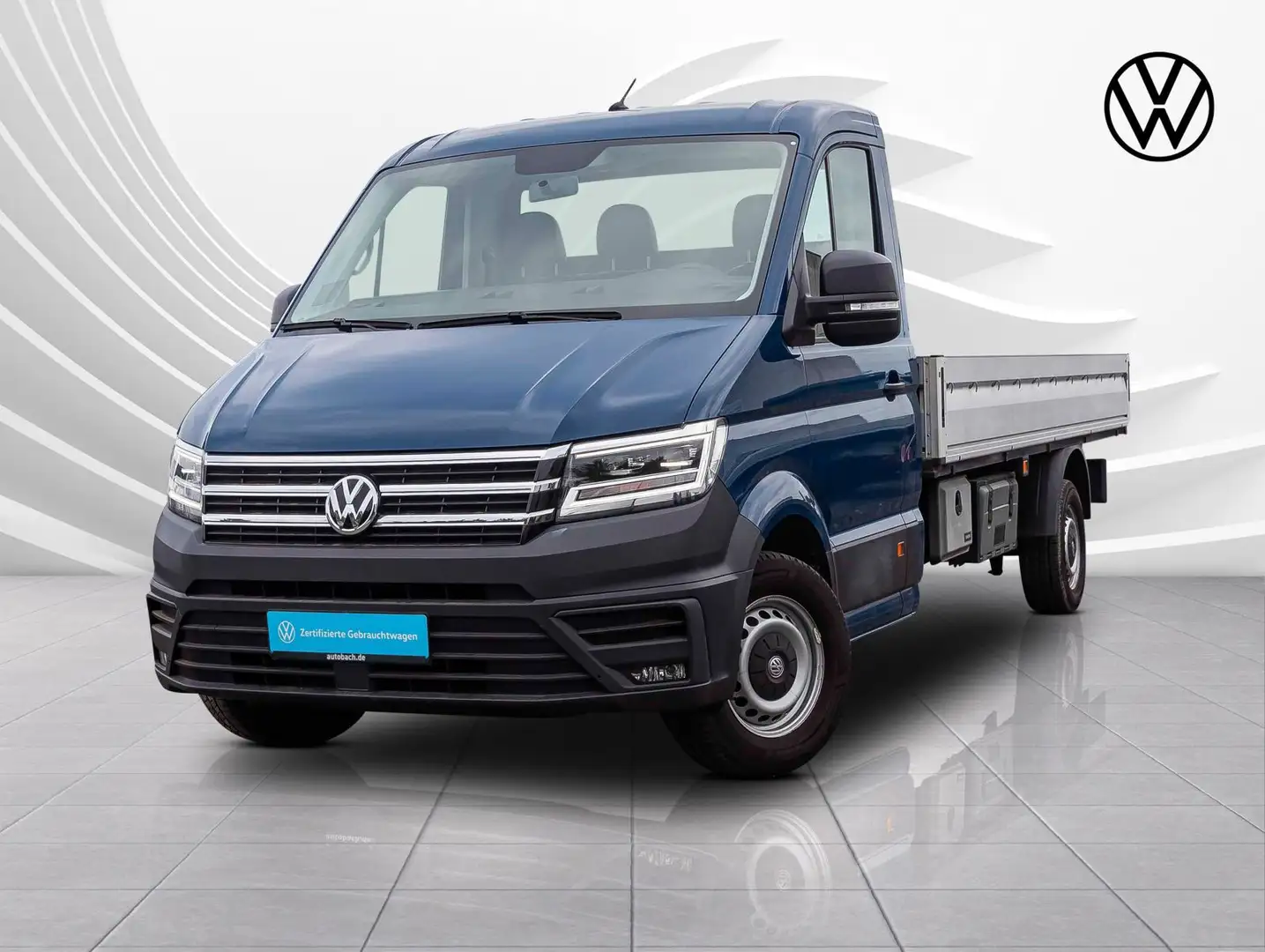 Volkswagen Crafter 35 Pritsche EK LR 2.0 TDI Navi LED AHK Azul - 2