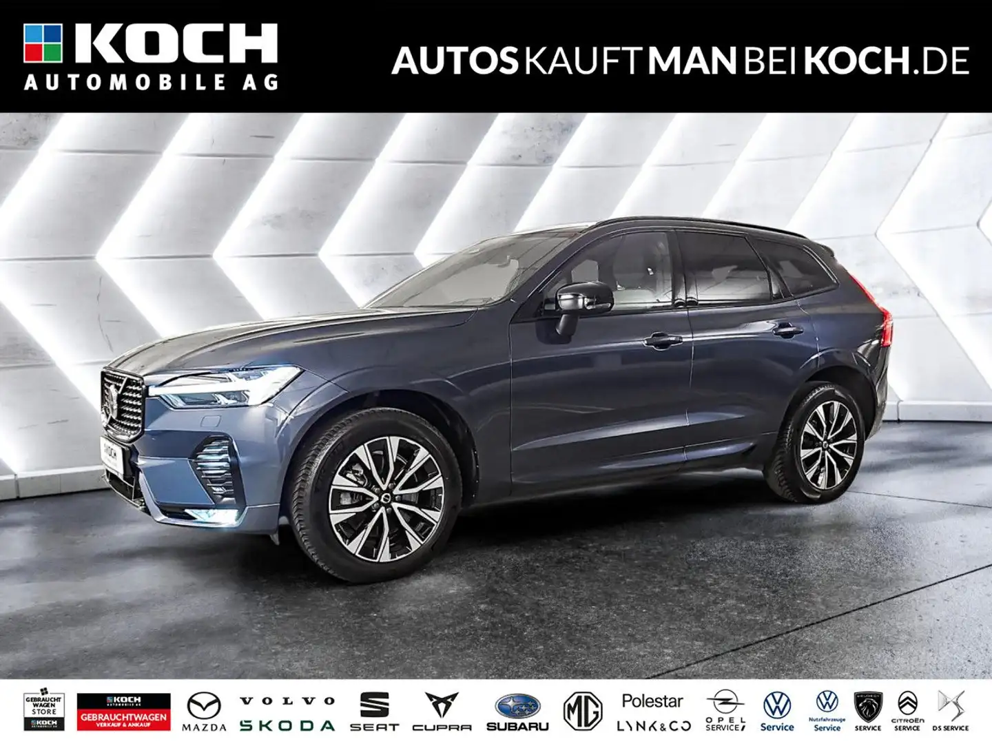 Volvo XC60 B4 AWD PlusDark ACC BLIS STHz FSHz 4SHz H&K Bleu - 1