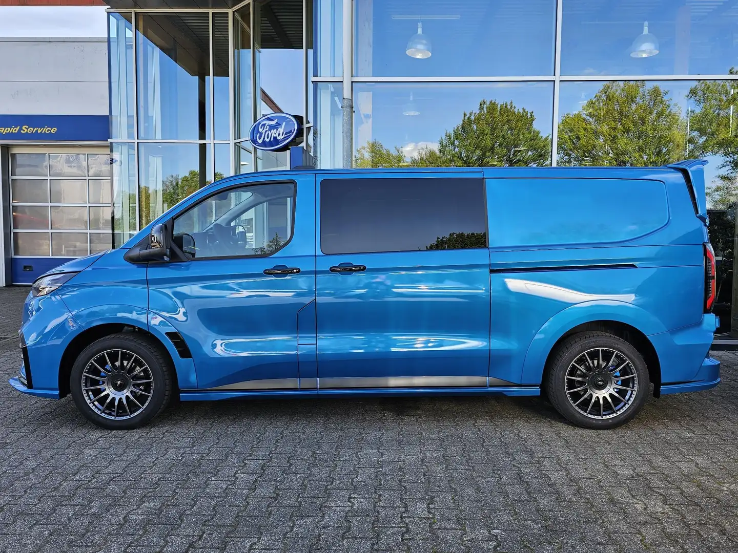 Ford Transit Custom 320 2.5 PHEV L2H1 MS-RT DC 233pk | | Dubbele Cabin Blau - 2
