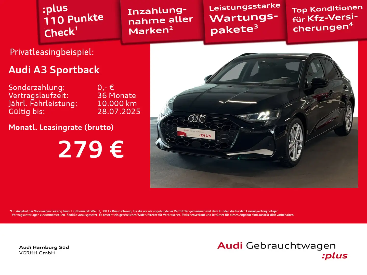 Audi A3 35 TFSI advanced S tronic NAVI/AHK Noir - 1