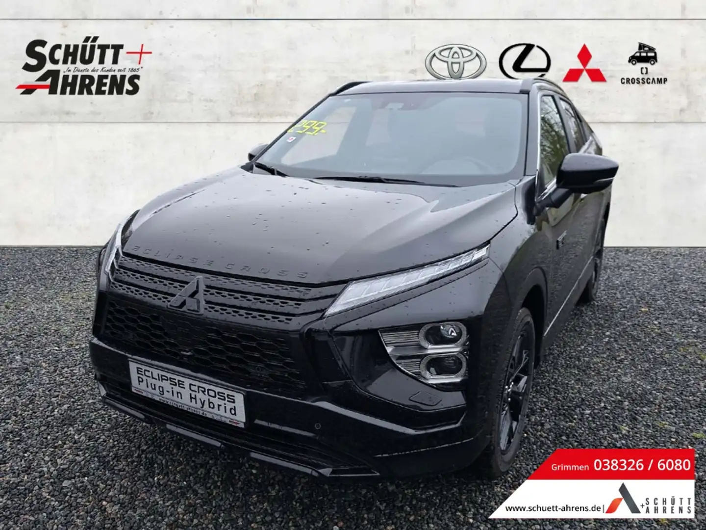 Mitsubishi Eclipse Cross Plus Select Black Hybrid 4WD 2.4 MIVEC Navi Zwart - 1