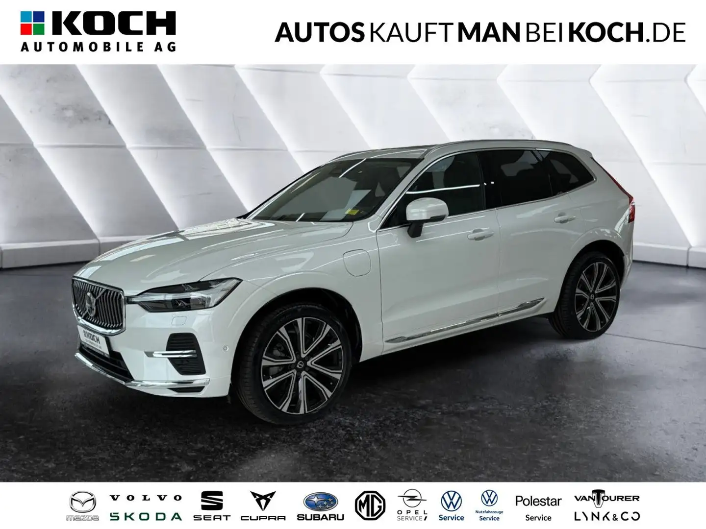 Volvo XC60 T8 Plug-In AWD Plus ACC BLIS Four-C.360 H/K Blanc - 1
