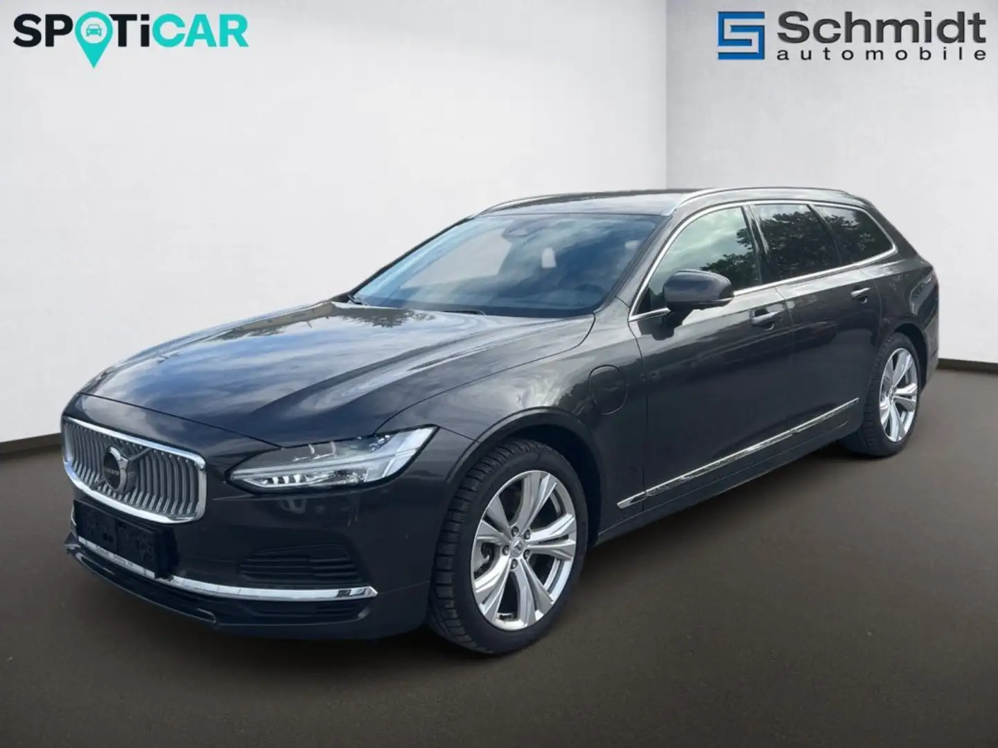 Volvo V90 Plus Bright T8 AWD Plug-in Hybrid - Elektrisch/Benzin Grau - 2