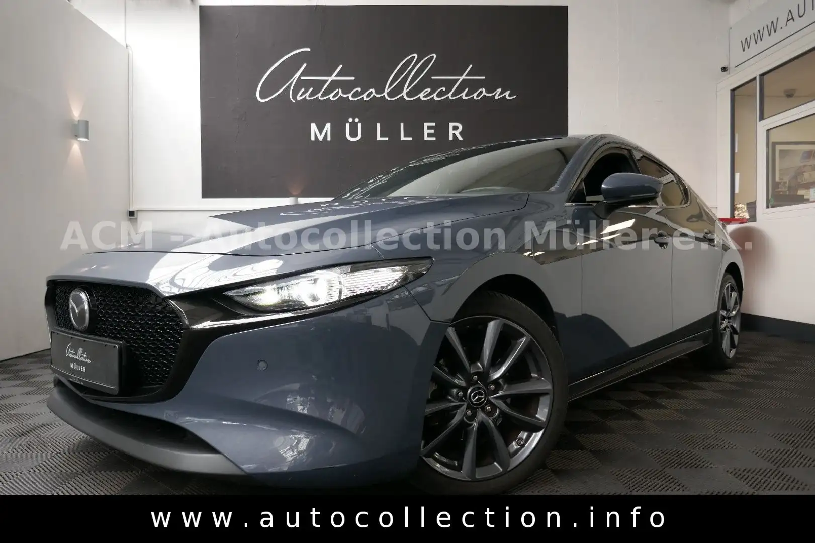 Mazda 3 Selection*1.Hand*Mwst ausweisbar*LED*Head-Up* Gris - 1