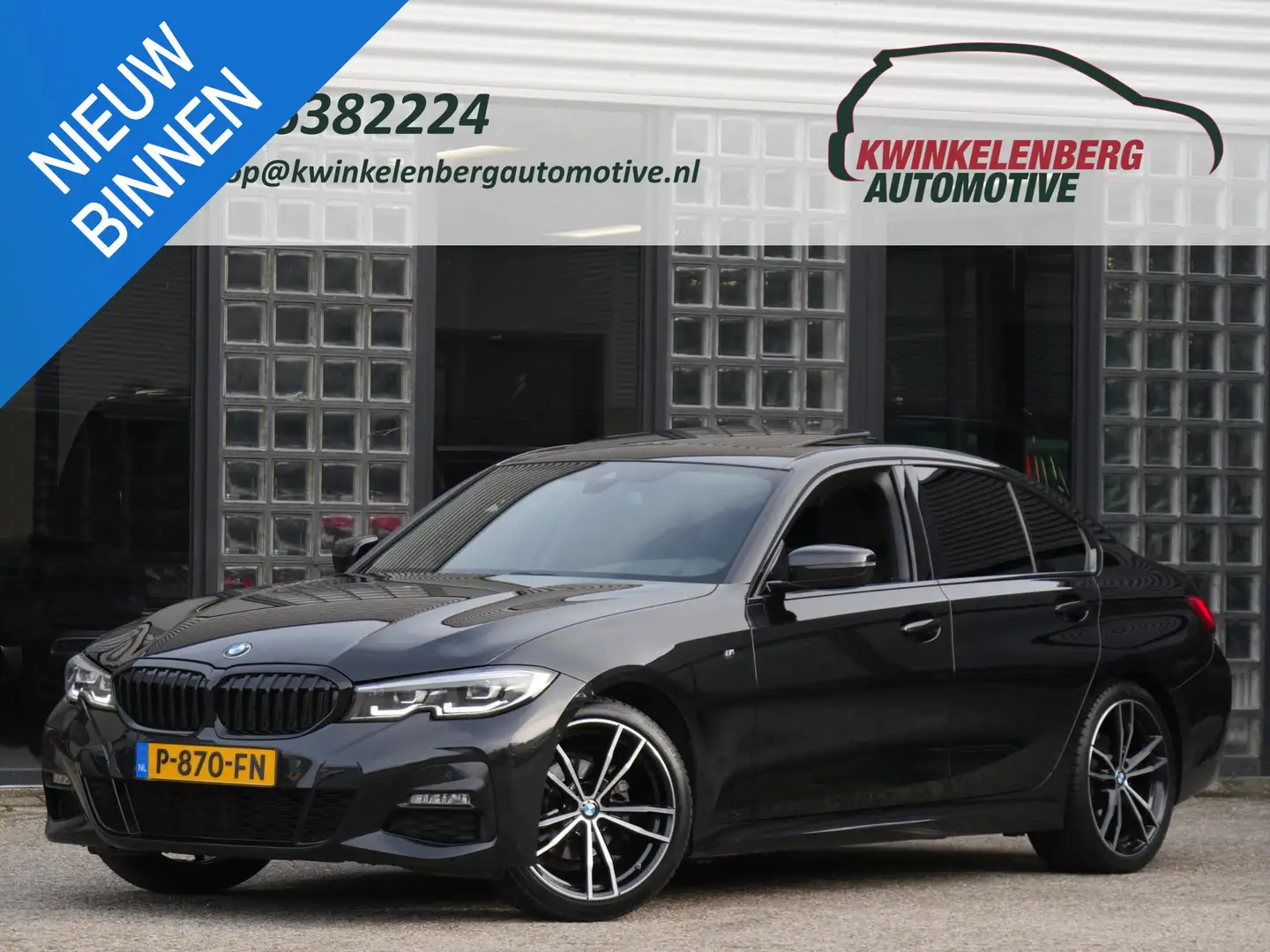 BMW 318 3-Serie 318i M-SPORT/ SCHUIFDAK/ PARKING PACK/ SHA Noir - 1