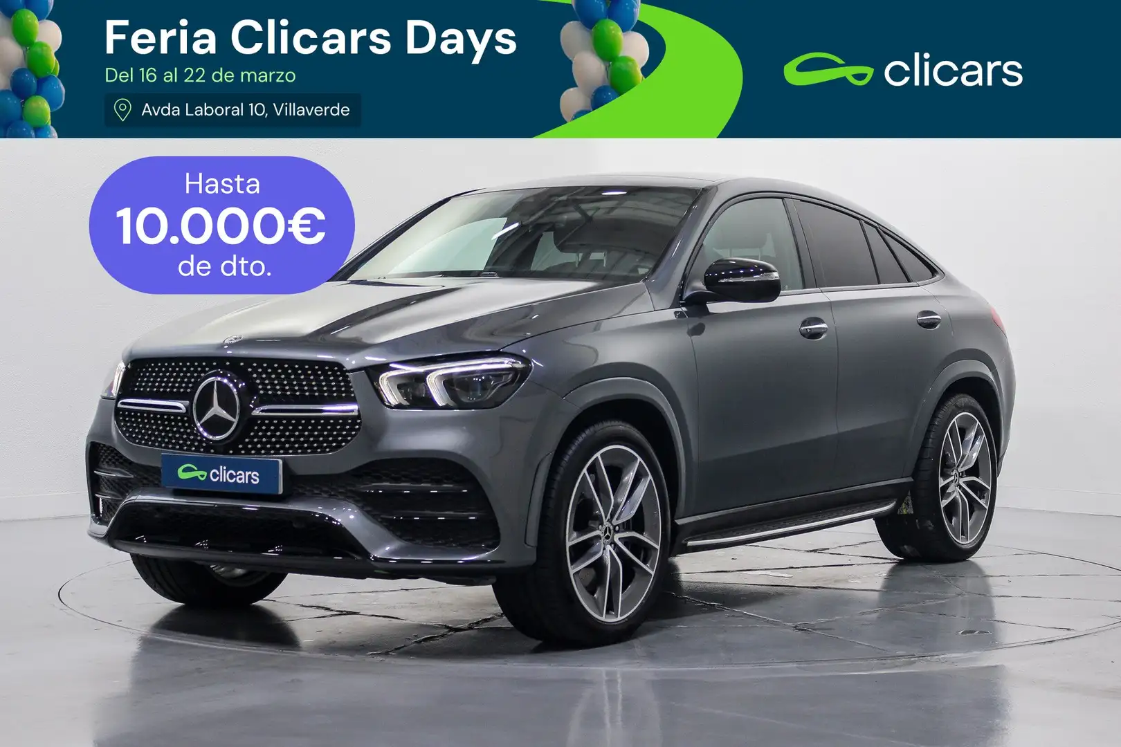 Mercedes-Benz GLE 400 Coupé 400d 4Matic Aut. Plateado - 1