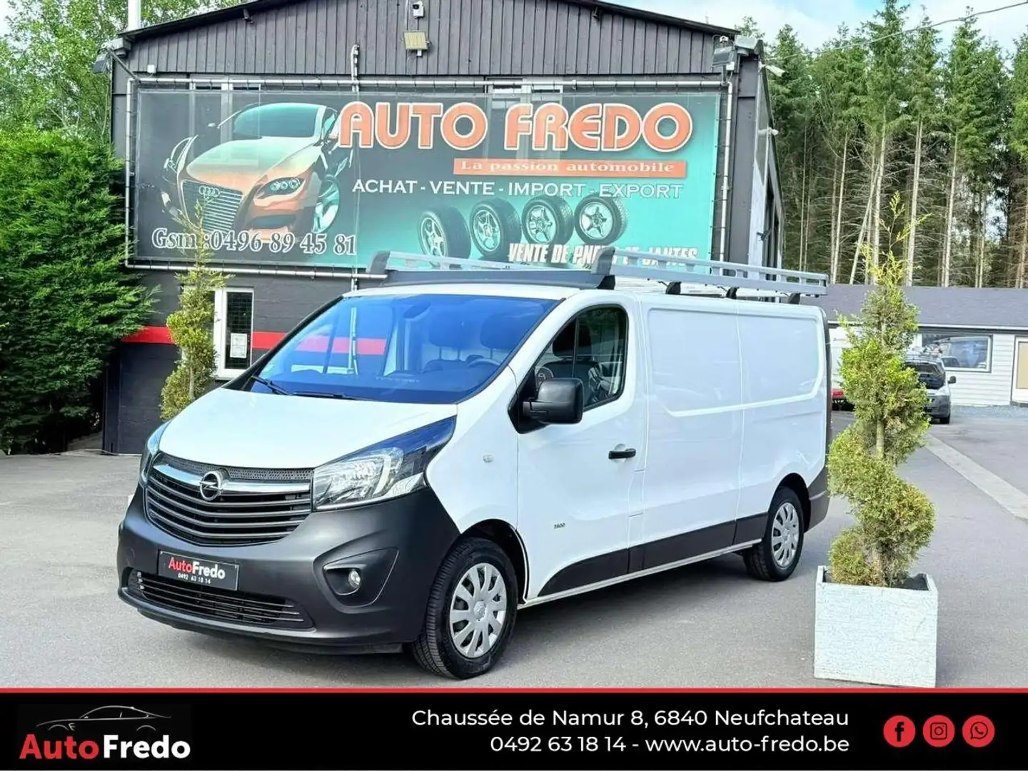 Opel Vivaro 1.6 CDTi L2H1 BiTurbo * Galerie * Gps * Clim */* Blanc - 1