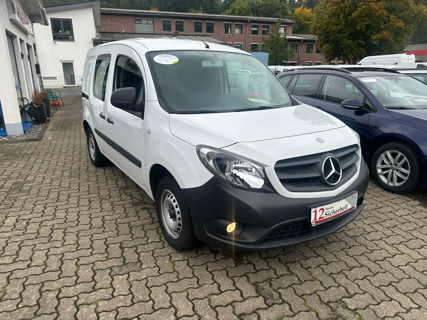 Mercedes-Benz Citan 109 CDI lang+1.HAND+KLIMA+PDC+SCHIEBETÜR+EURO 6 Weiß - 2