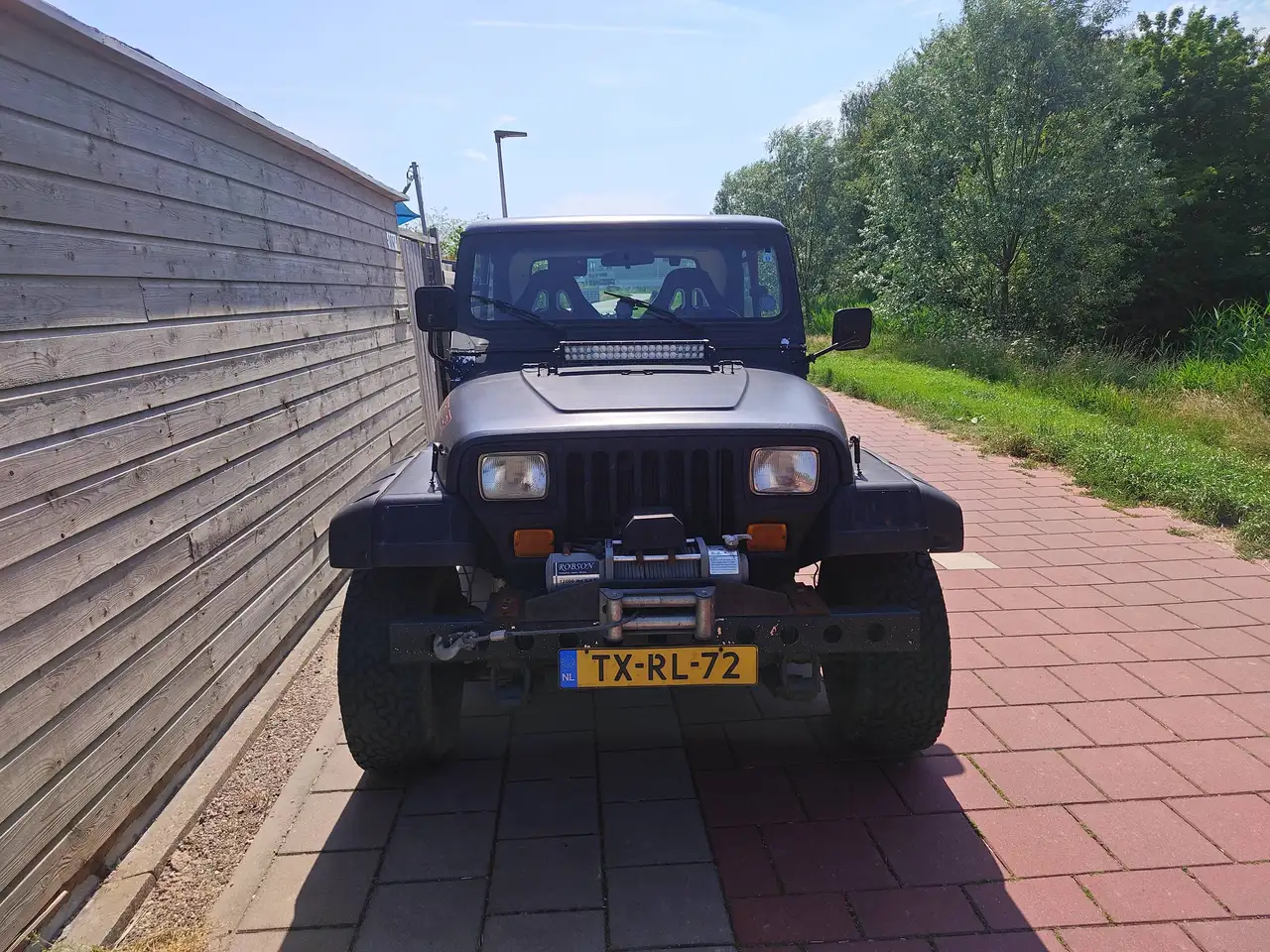 Jeep Wrangler YJ 4.2 4WD K6 1989 Zwart, foto 6