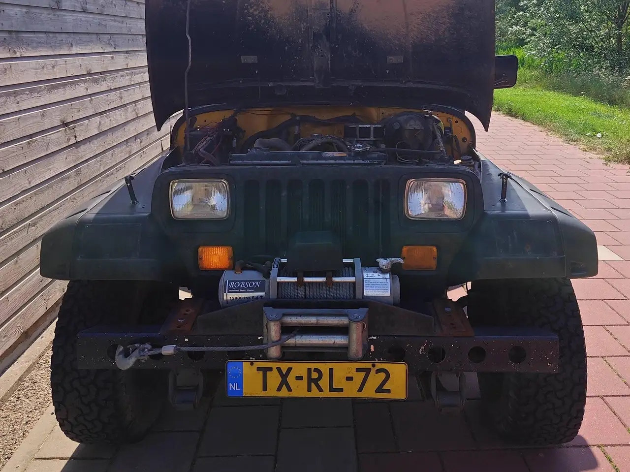 Jeep Wrangler YJ 4.2 4WD K6 1989 Zwart, foto 8