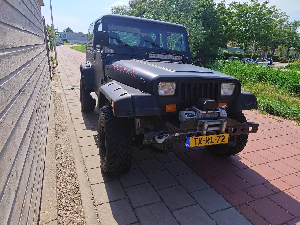 Jeep Wrangler YJ 4.2 4WD K6 1989 Zwart, foto 5