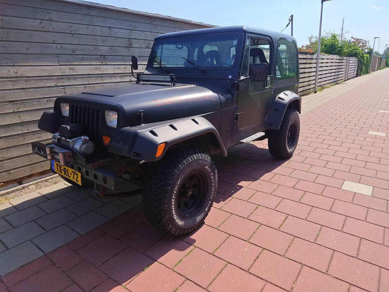 Jeep Wrangler YJ 4.2 4WD K6 1989 Zwart, foto 7
