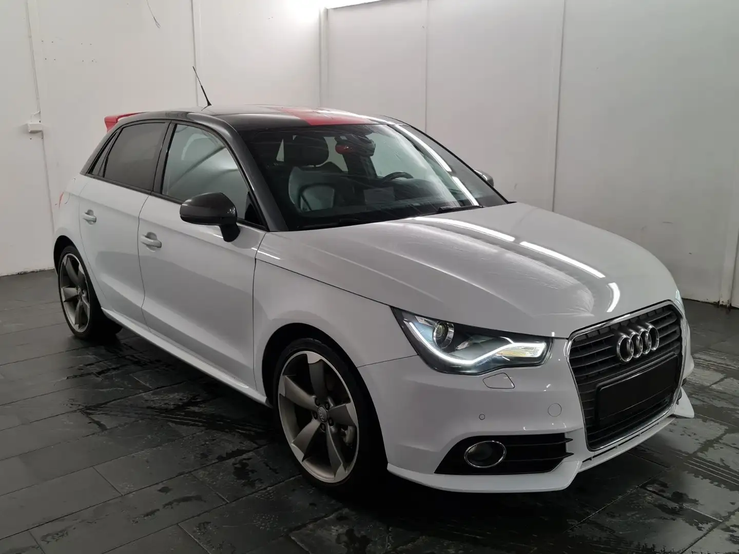 Audi A1 Sportback+1.4+TFSI+Ambition Blanco - 1