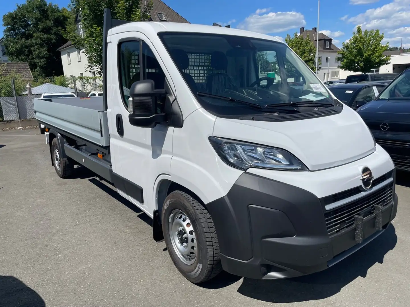 Opel Movano Pritsche 3,5t verstärkte Feder L3 mit AHK f Weiß - 2