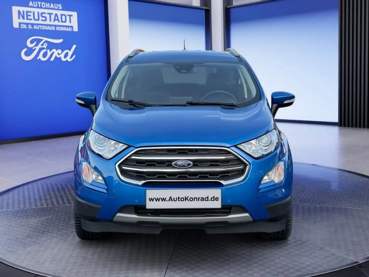 Ford EcoSport 1.0 EcoBoost Aut. TITANIUM *XENON*RFK*NAVI*SHZ* Bleu - 2