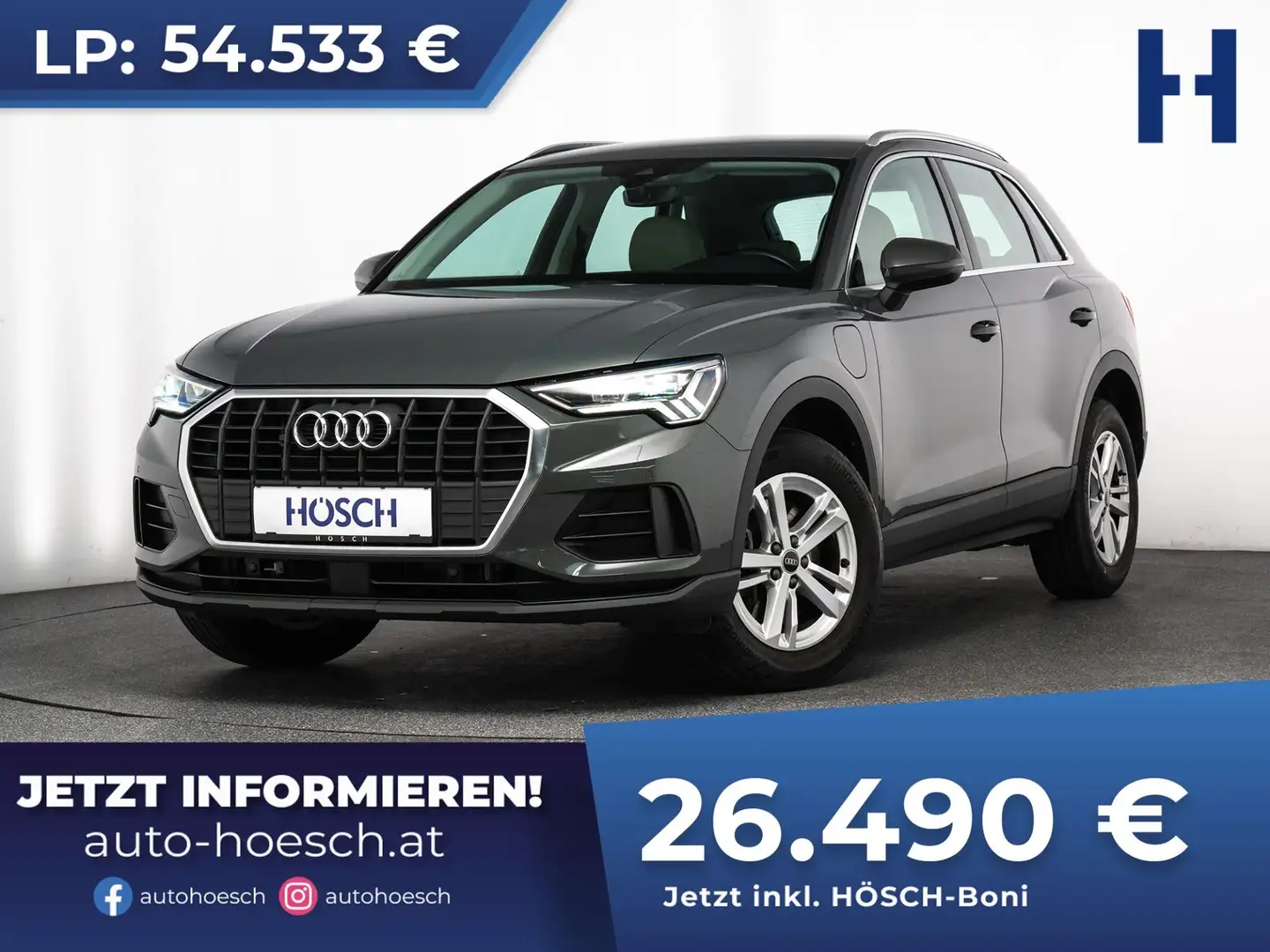 Audi Q3 45 TFSI e LEDER KAMERA VIRTUAL CARPLAY Grau - 1