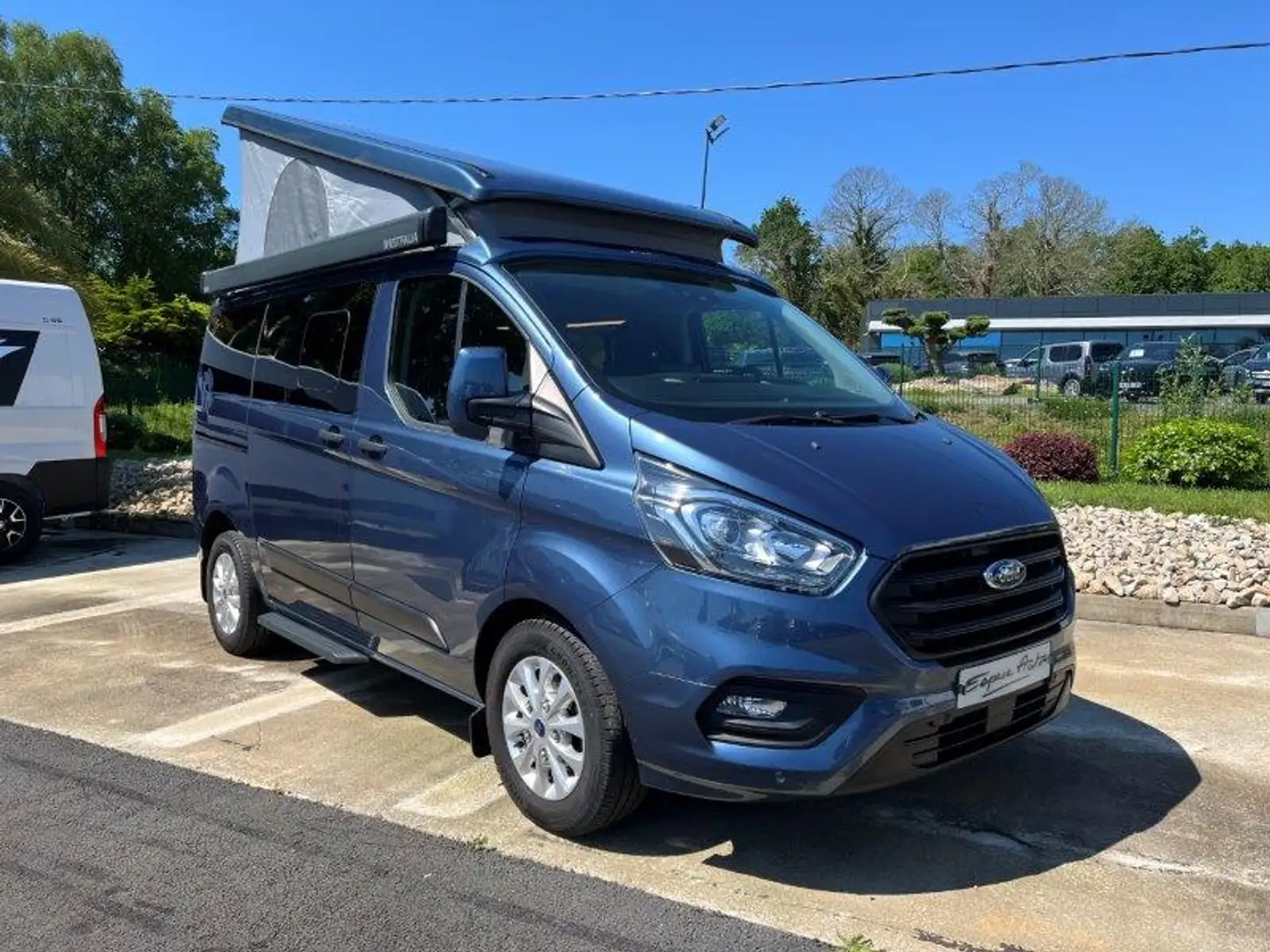 Ford Transit Custom 320 L1H1 2.0 EcoBlue 130 Trend Bleu - 1