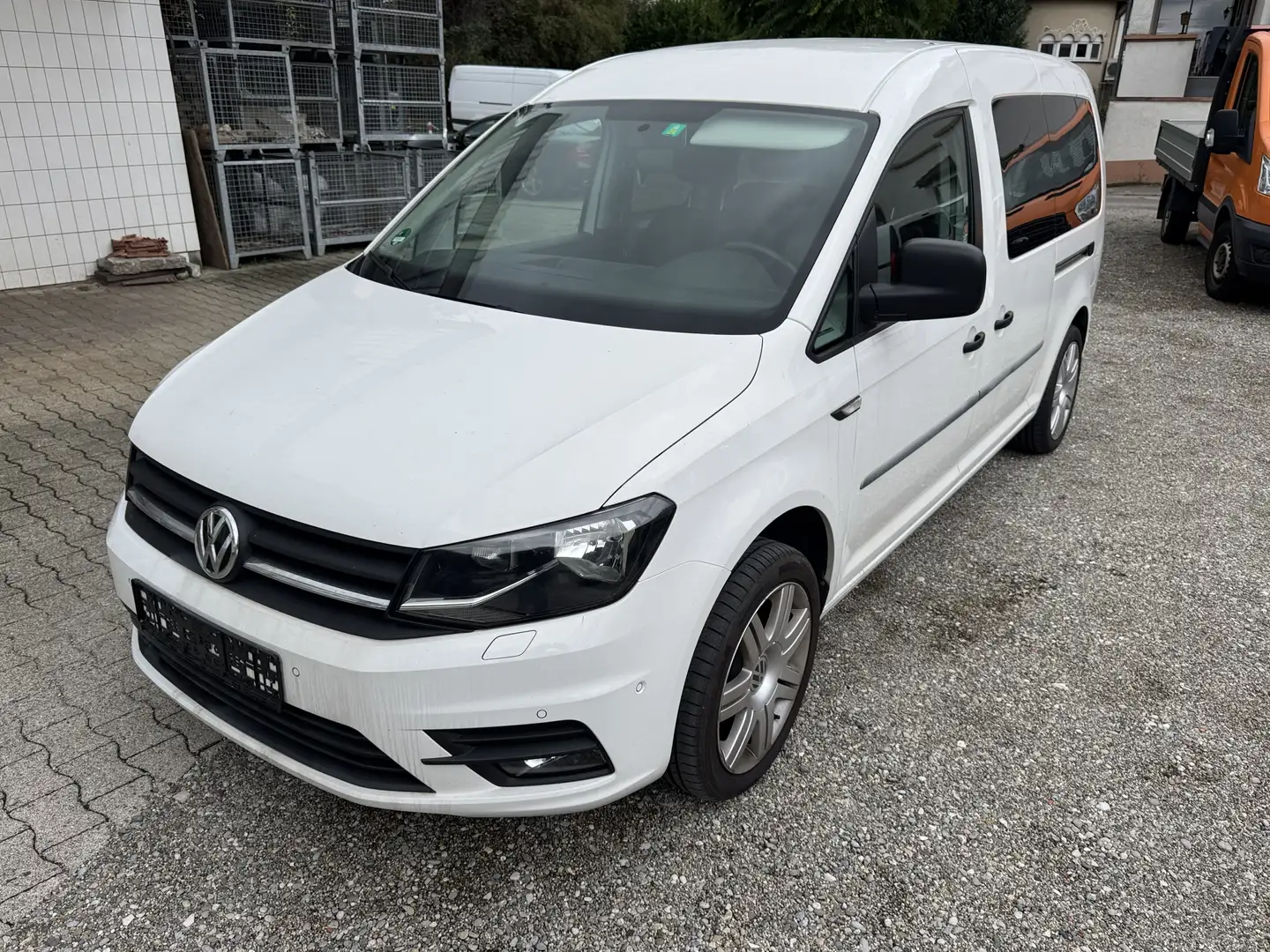 Volkswagen Caddy Caddy lang DSG AHK  Flügeltüren hinten Blanc - 1