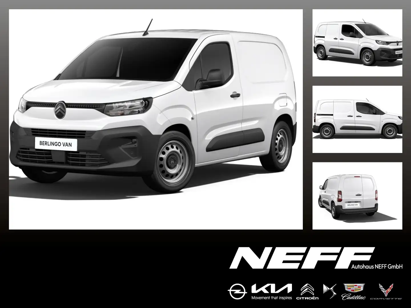 Citroen Berlingo Kasten 1.5 BlueHDi 100 Wit - 1