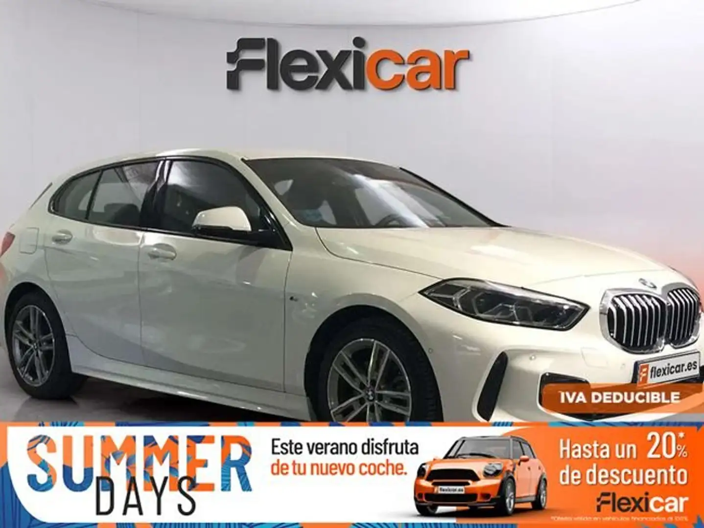 BMW 116 116d Blanc - 1