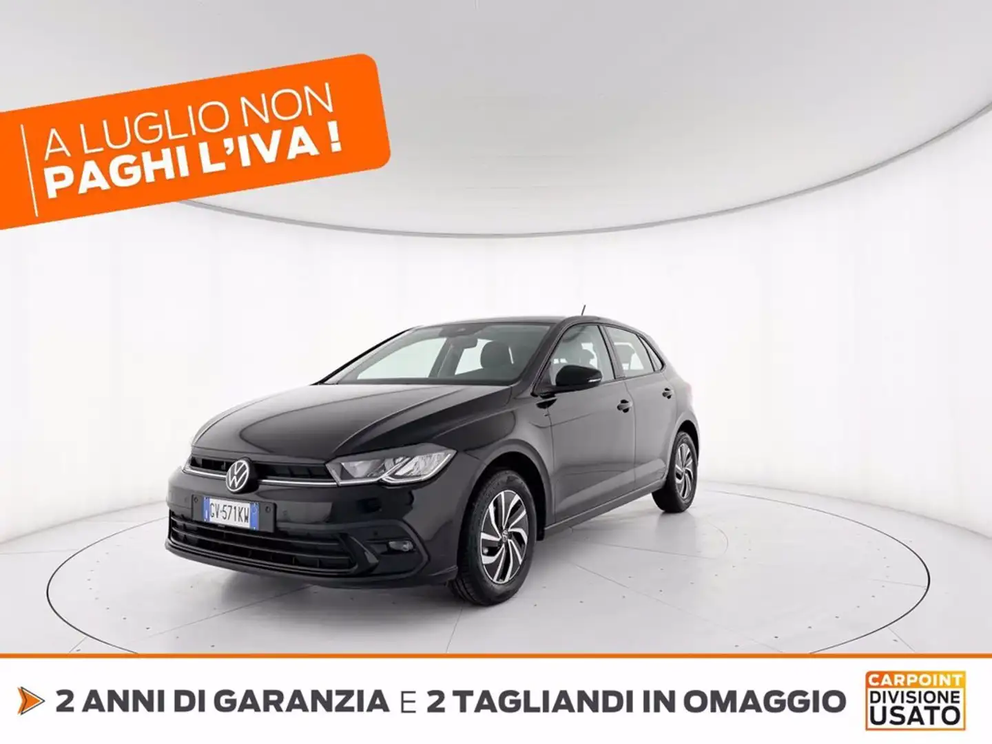 Volkswagen Polo 1.0 tsi life 95cv dsg Nero - 1