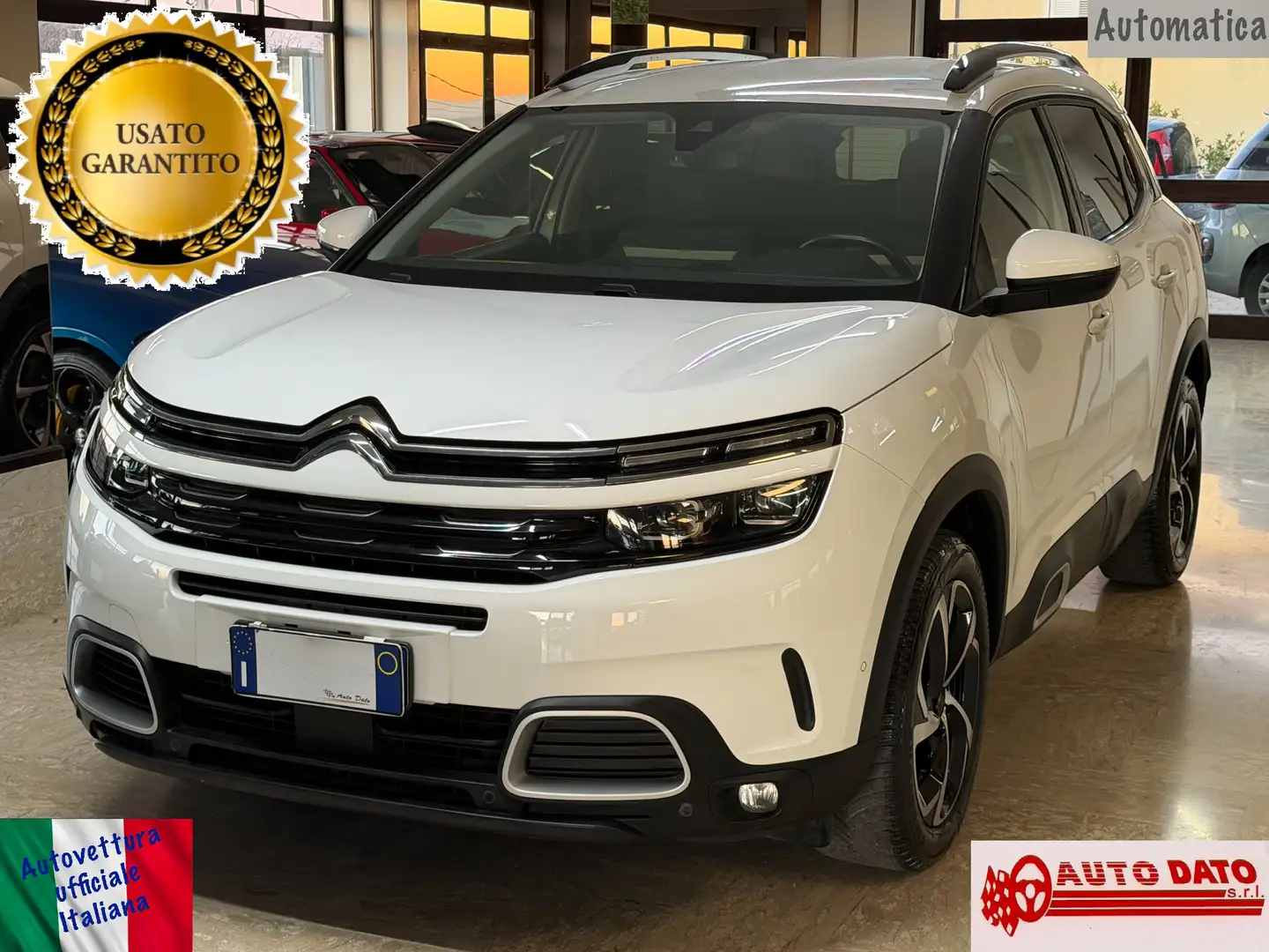 Citroen C5 Aircross 1.5 BLUEHDI 130 cv. AT8 SHINE (Nav) Bianco - 1