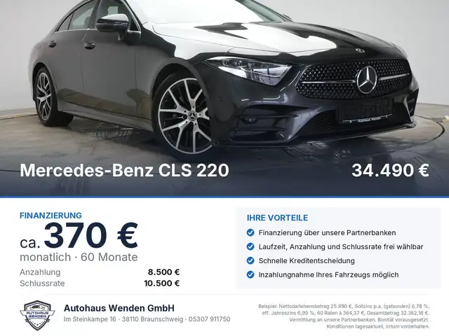 Mercedes-Benz CLS 220 d 9G-Tronic Avantgarde Leder/Temp/Kamera