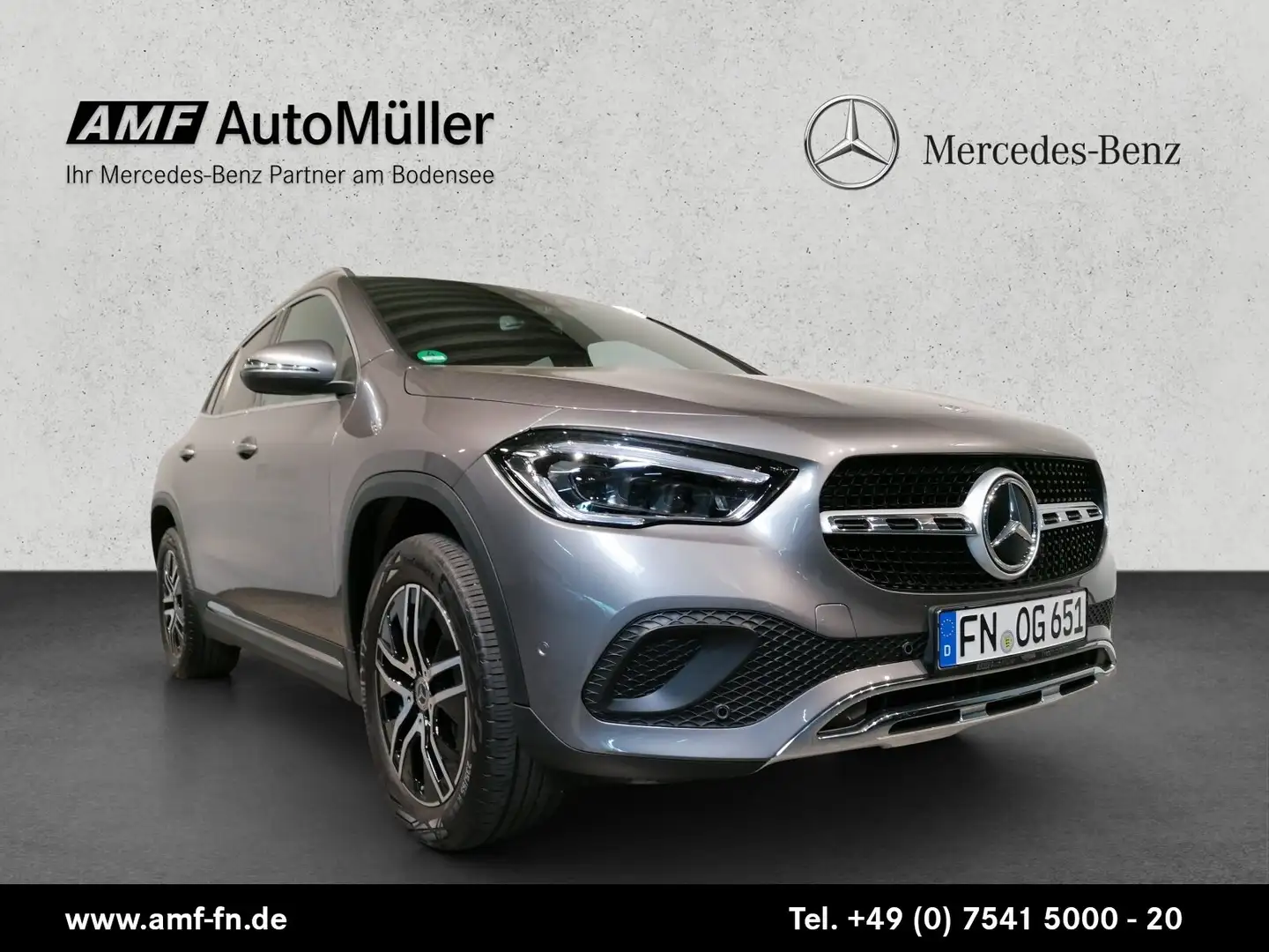 Mercedes-Benz GLA 220 GLA 220d 4M Progressive AHK+MB LED+KAMERA+MBUX+ Grau - 1
