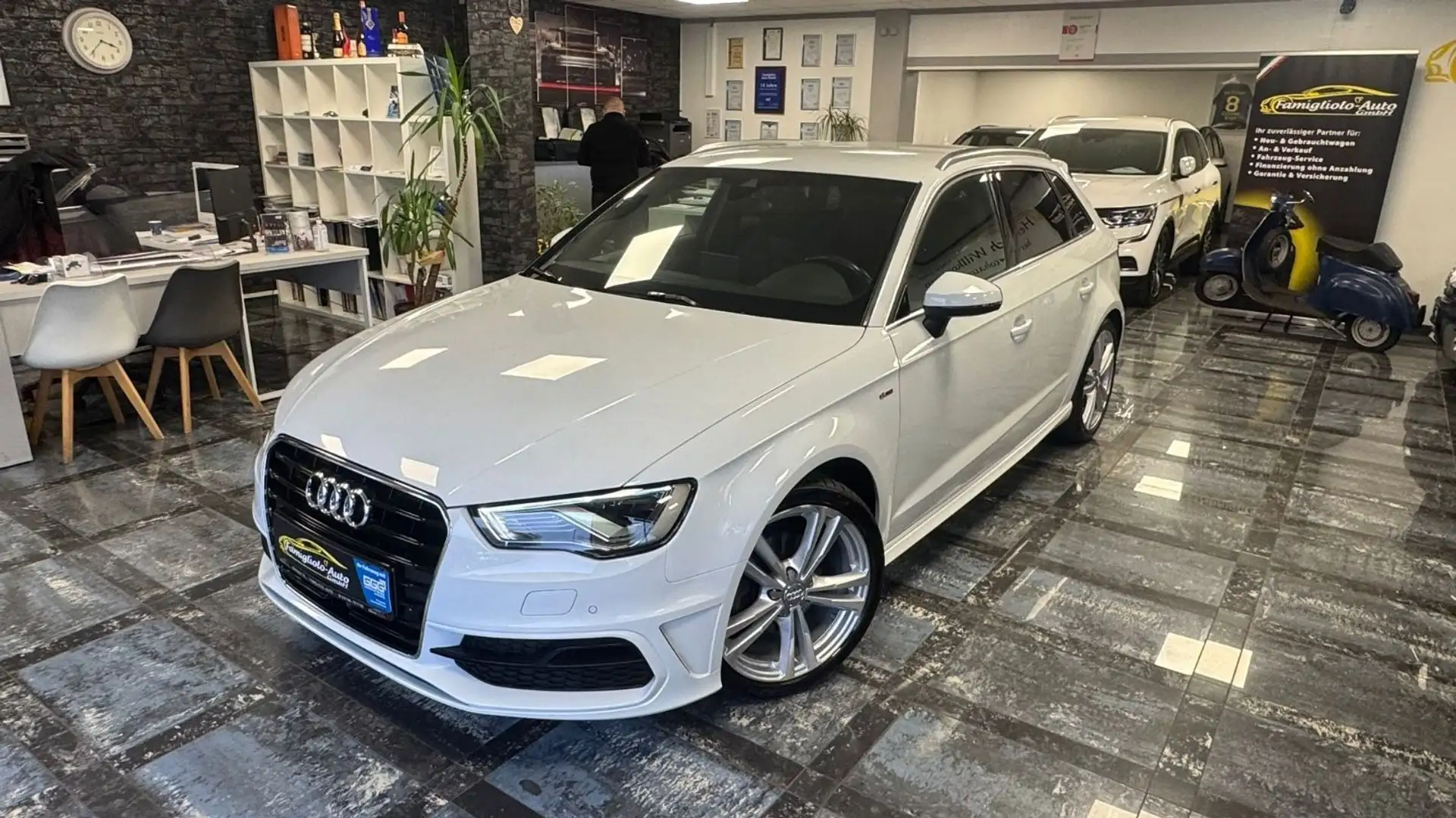 Audi A3 Sportback S line Sportpaket ultra/Leder/Matri Blanc - 1