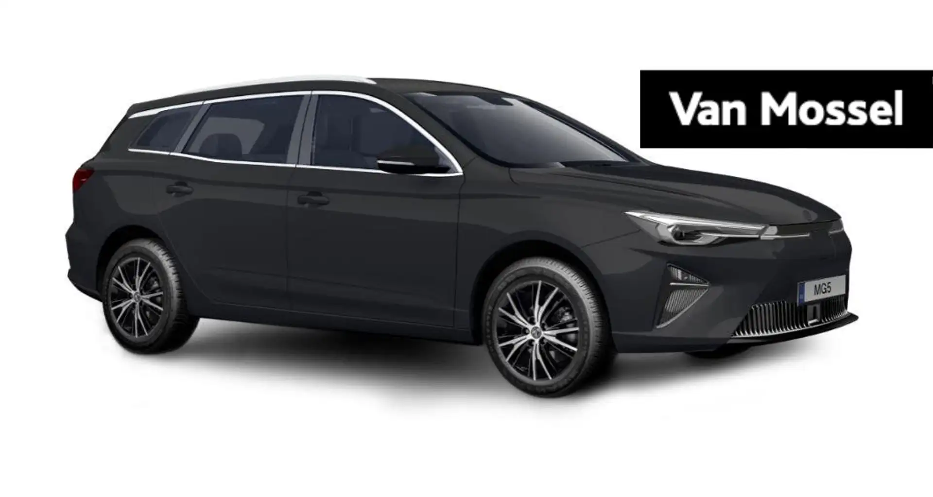 MG MG5 Electric Long Range Luxury 61 kWh !! BUITENKANS !! Zwart - 1