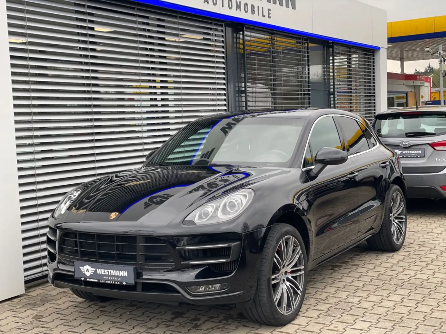 Porsche Macan Turbo/ALUFELGEN/LED/PANORAMA-DACH/18-WEGE Noir - 1