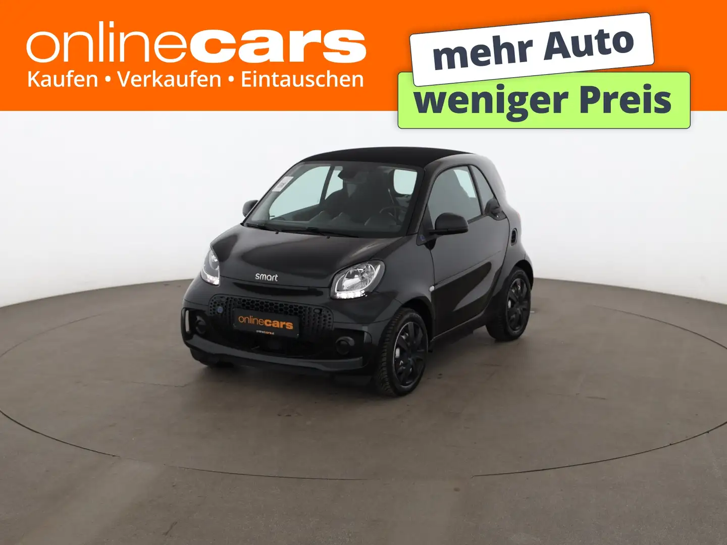 smart forTwo coupe EQ 18kWh Aut TEMPOMAT KLIMA RADIO Schwarz - 1