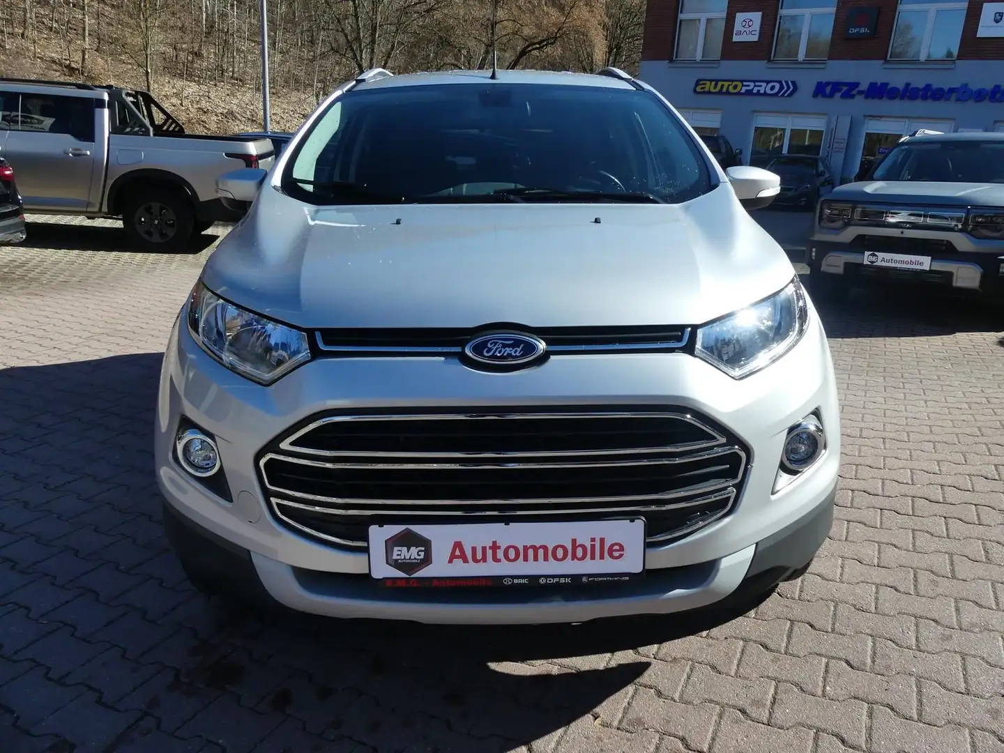 Ford EcoSport 1.0*Leder*Klimaauto*Sitzhzg*PDC Silber - 2