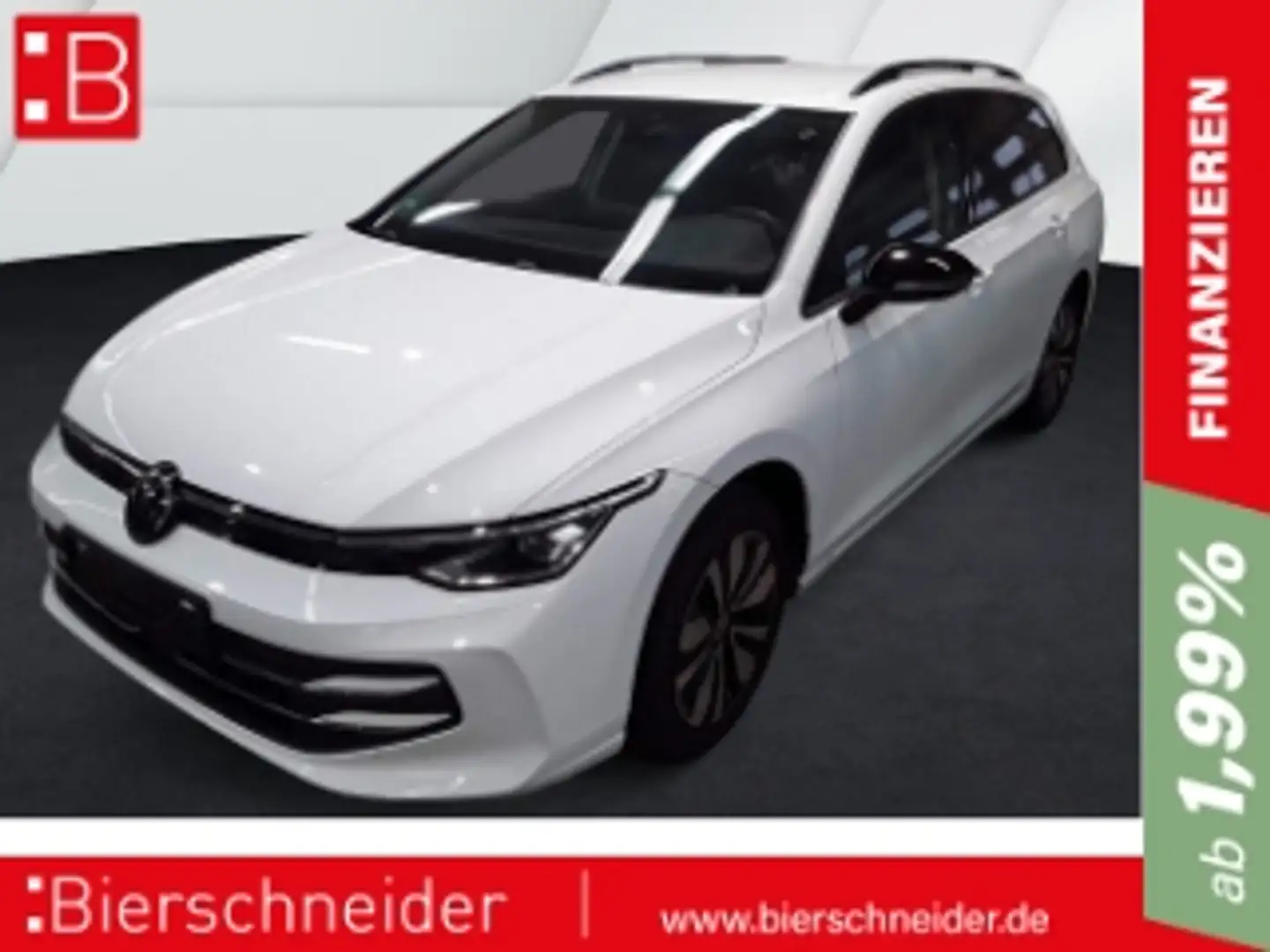 Volkswagen Golf Var. 1.5 TSI Goal AHK REAR VIEW ACC LED NAVI Weiß - 1