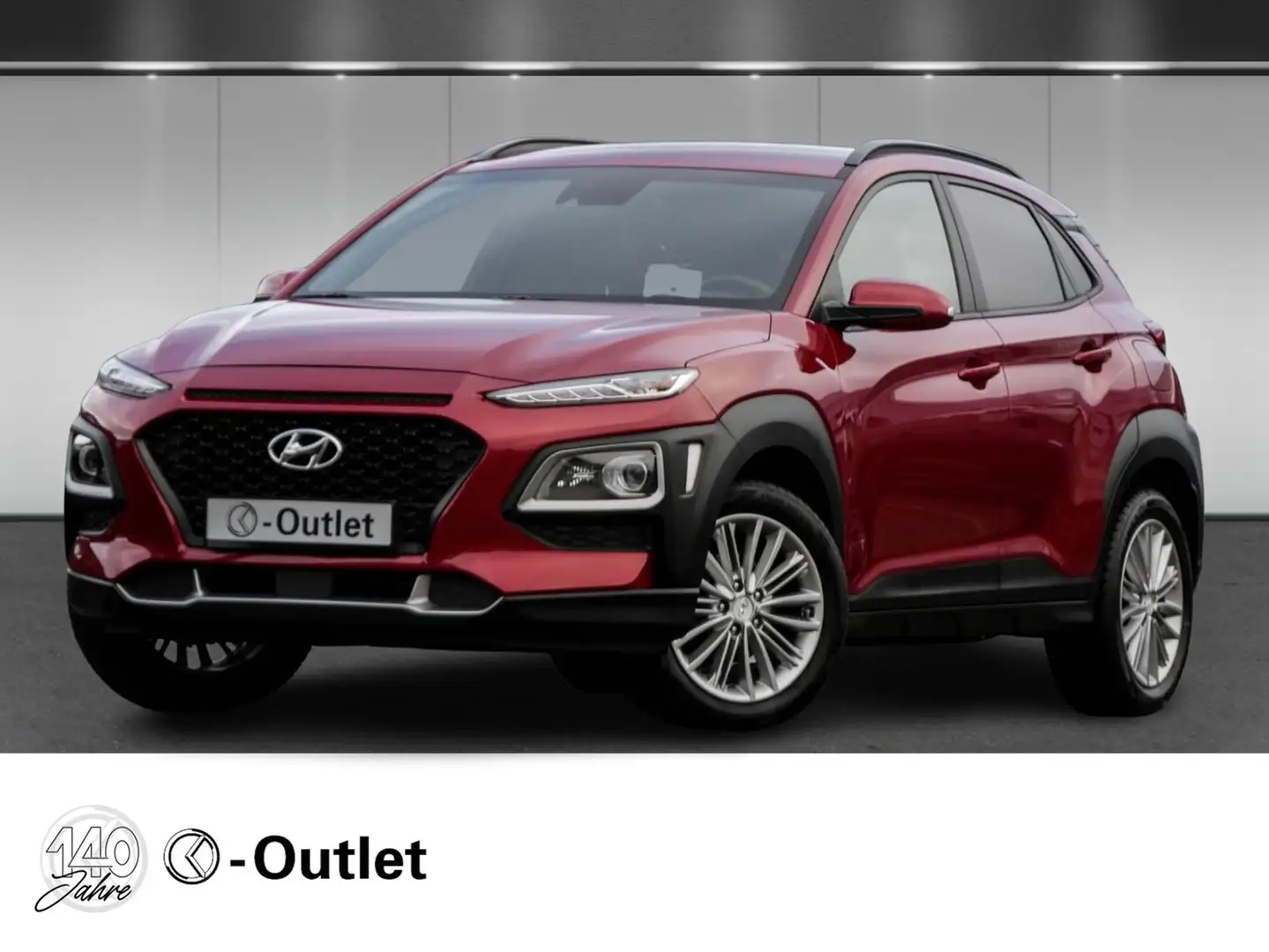 Hyundai KONA YES! Plus LED Navi Keyless KRELL Head-up Rouge - 1