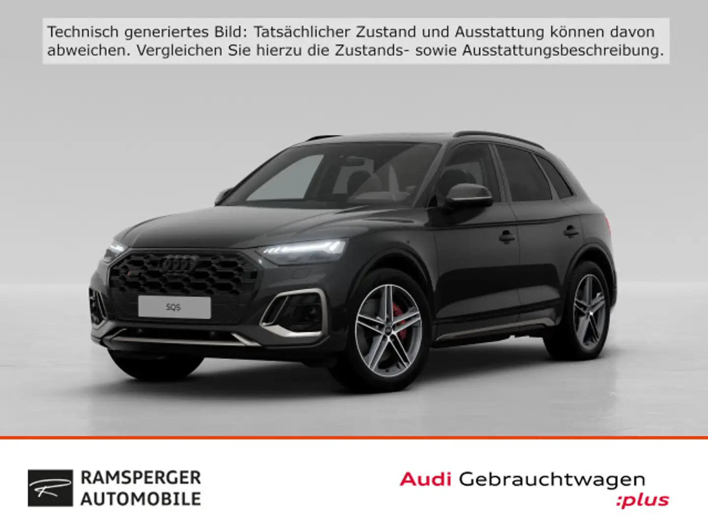 Audi SQ5 TDI Abt 21" Matrix ACC Pano HuD Stdhz 360° Schwarz - 1